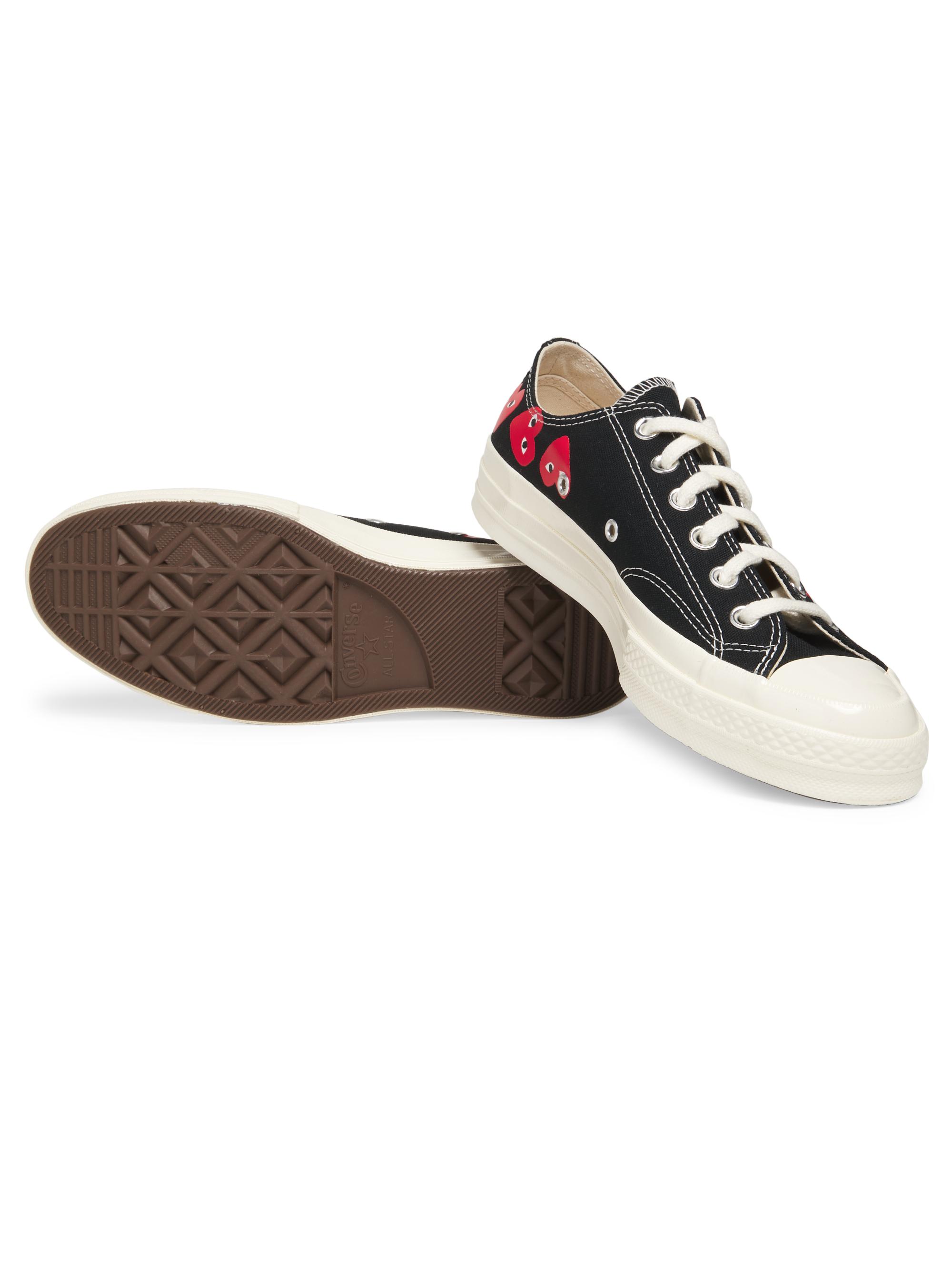 CdG PLAY x Converse Women's Chuck Taylor All Star Heart Low-Top Sneakers