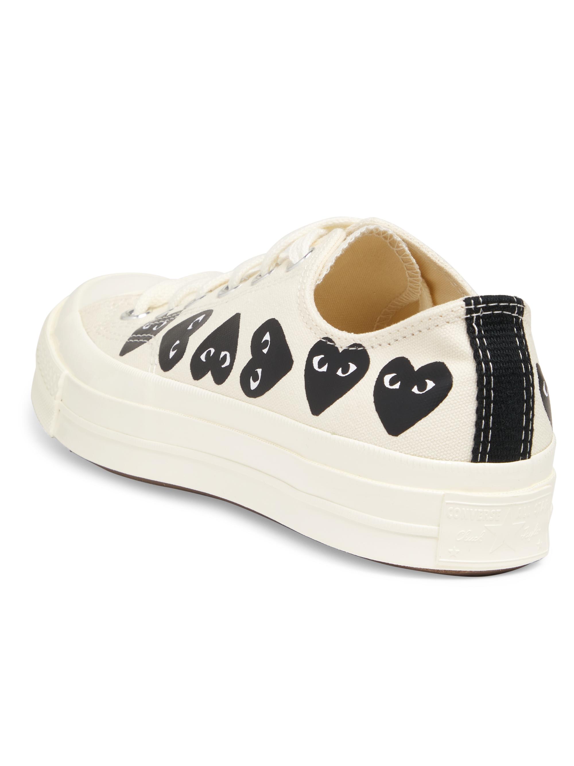 CdG PLAY x Converse Women's Chuck Taylor All Star Heart Low-Top Sneakers