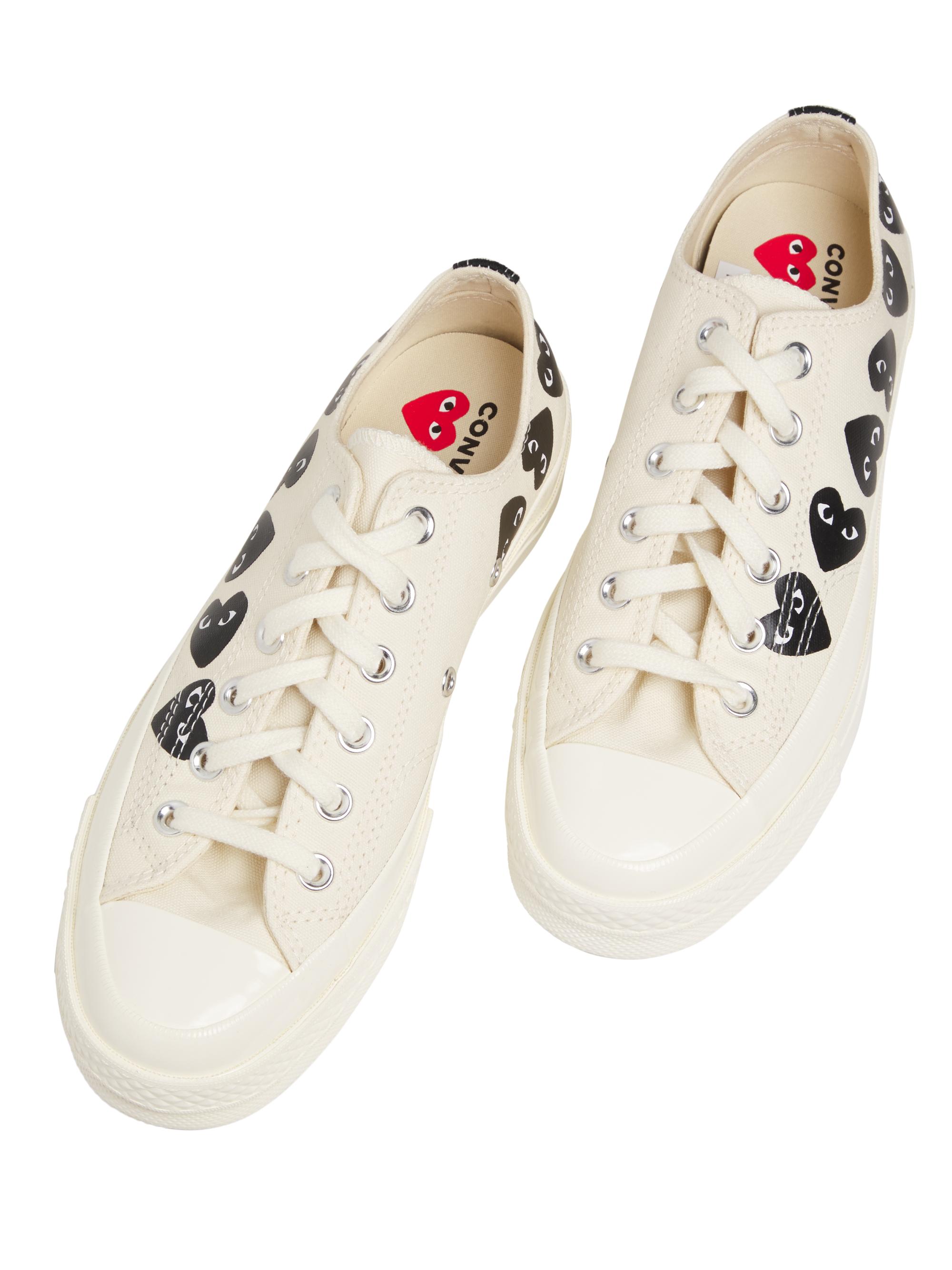 CdG PLAY x Converse Women's Chuck Taylor All Star Heart Low-Top Sneakers