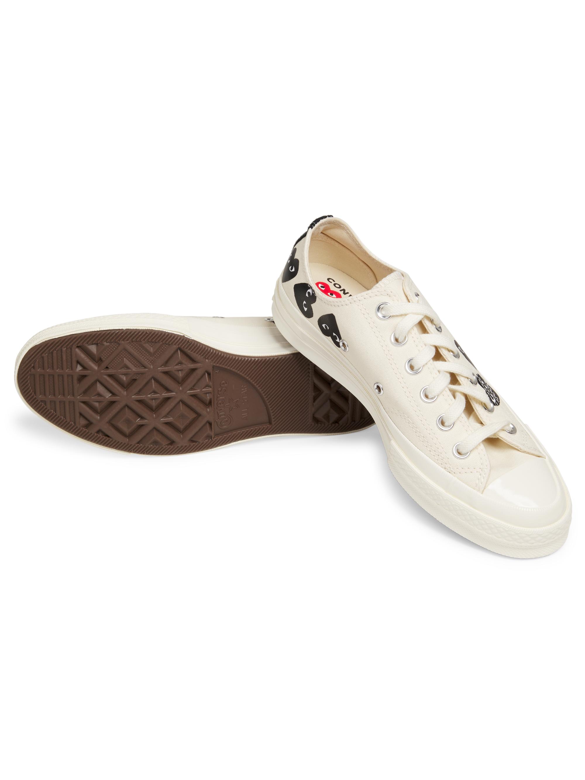 CdG PLAY x Converse Women's Chuck Taylor All Star Heart Low-Top Sneakers