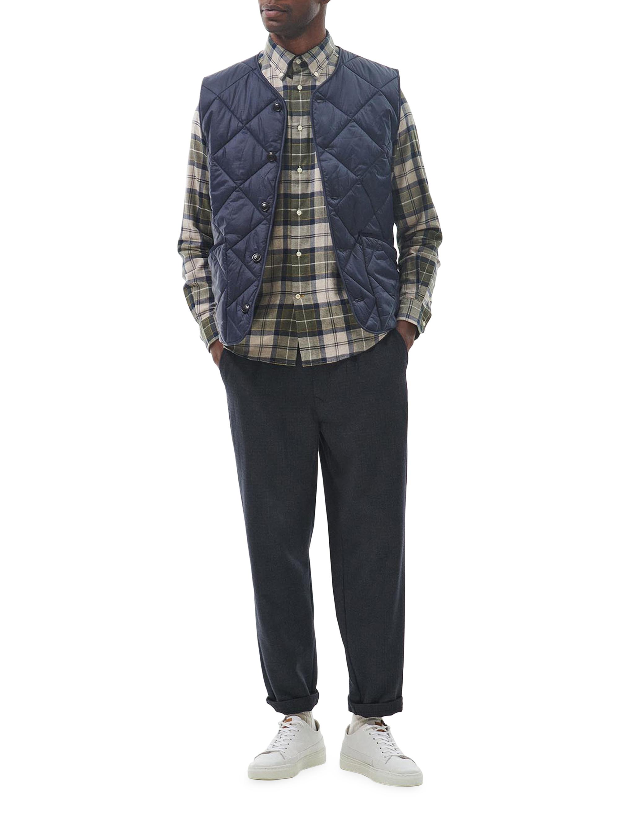 BARBOUR×ENGINEERED GARMENTS QUILTEDVEST Barbour x Engineered Garments Men Pop Quilted Vest green