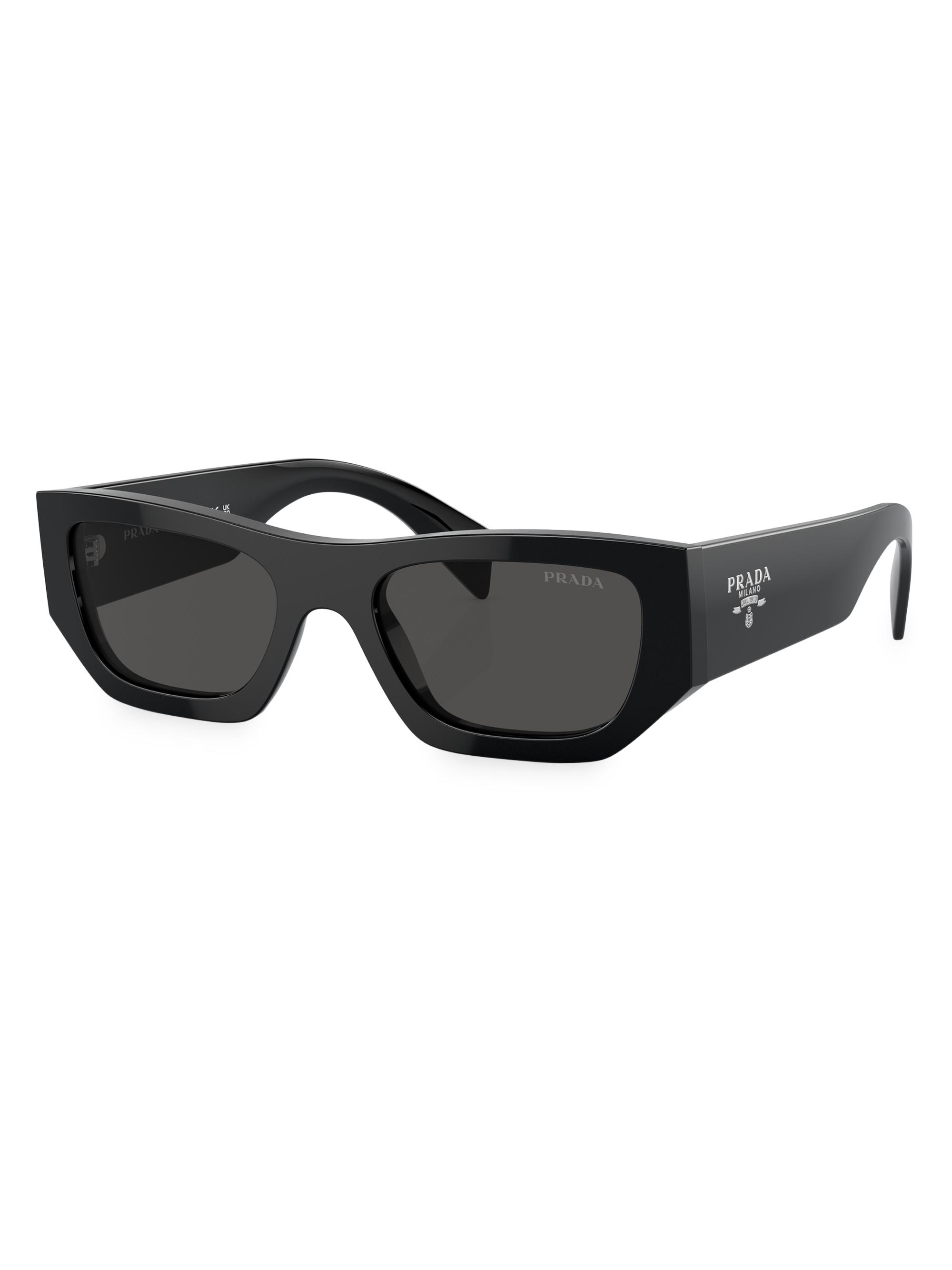 Prada 55MM Rectangular Sunglasses | Saks Fifth Avenue