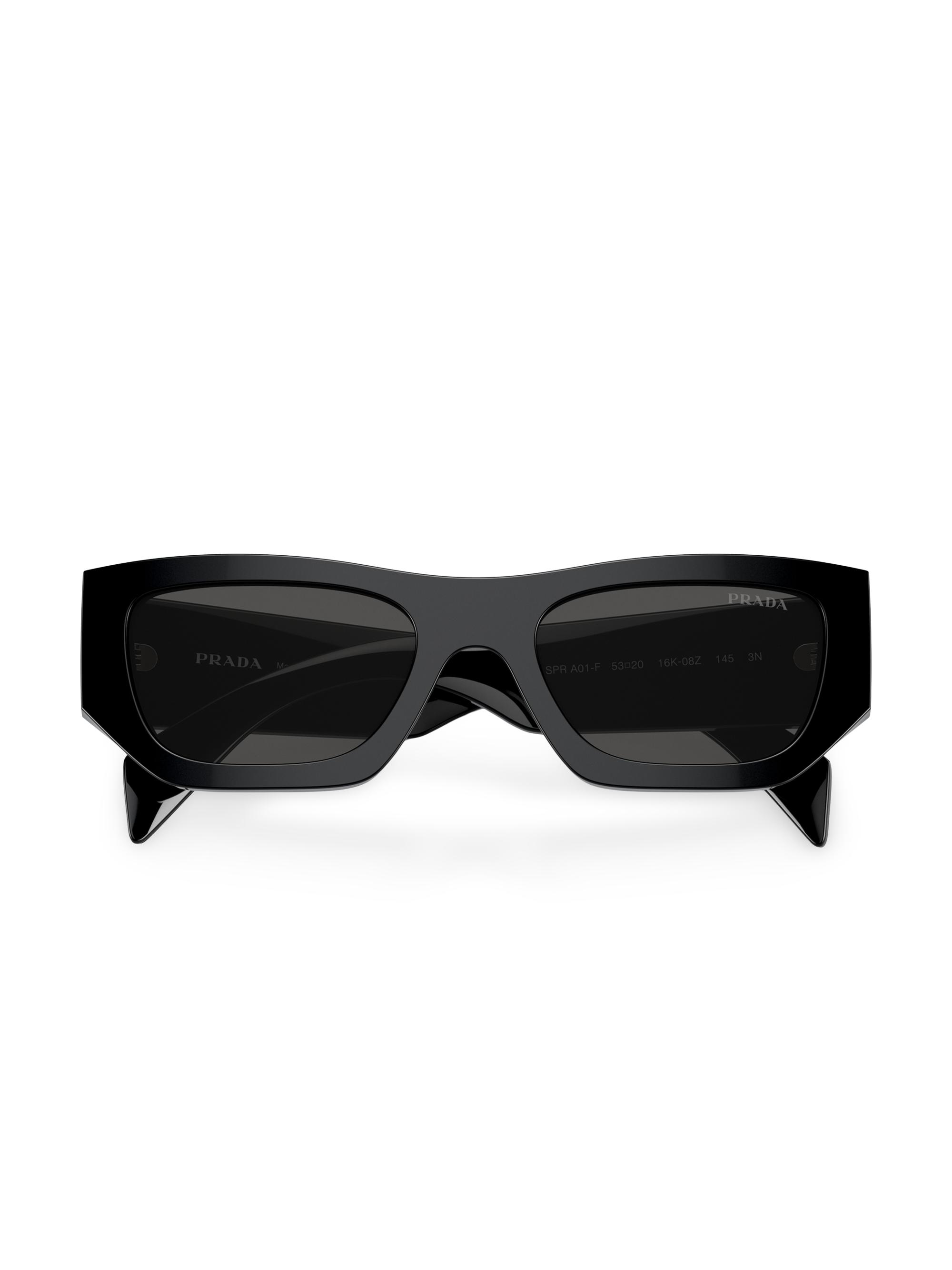 Prada 55MM Rectangular Sunglasses | Saks Fifth Avenue