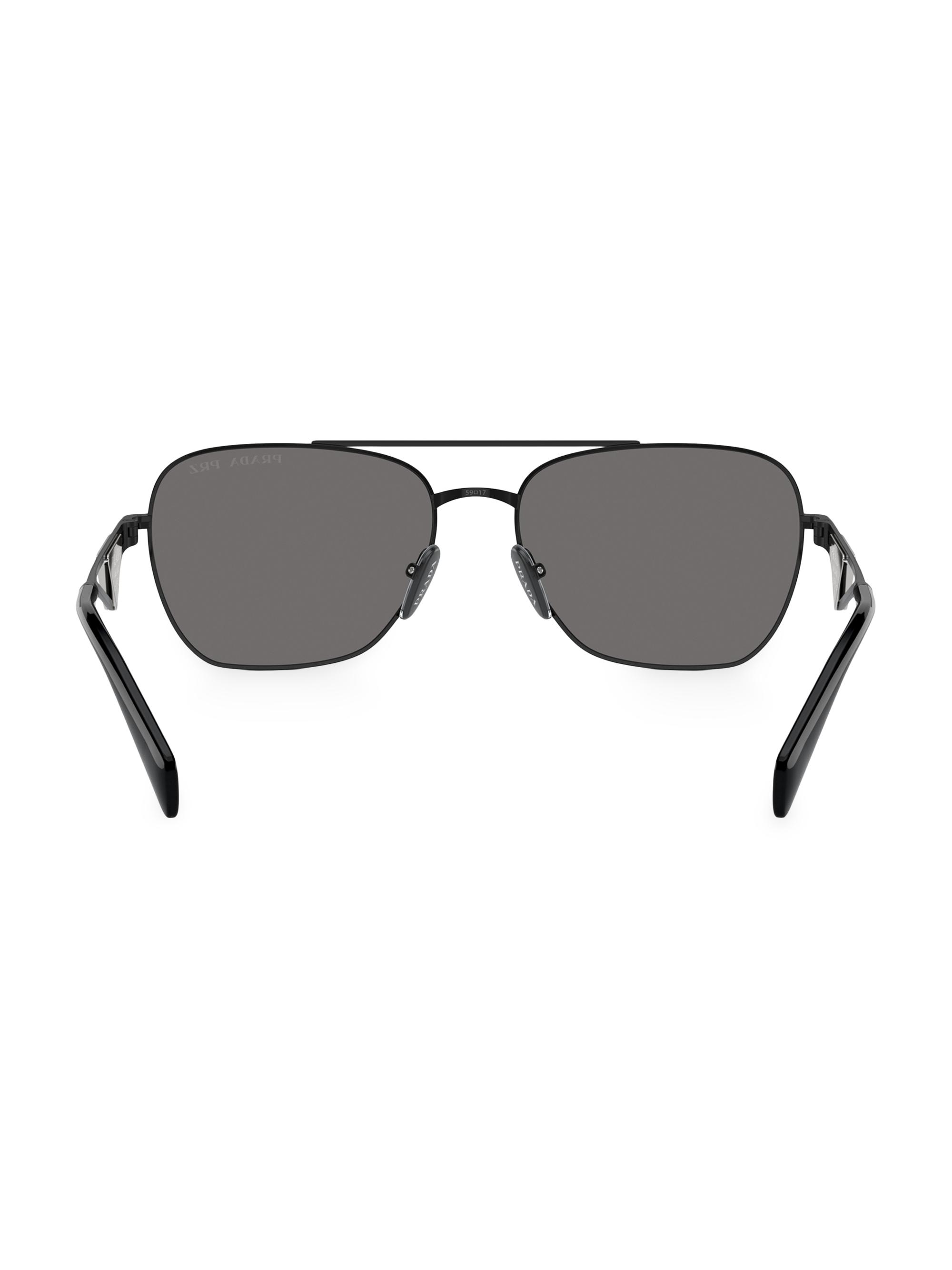 Prada 59MM Navigator Sunglasses | Saks Fifth Avenue