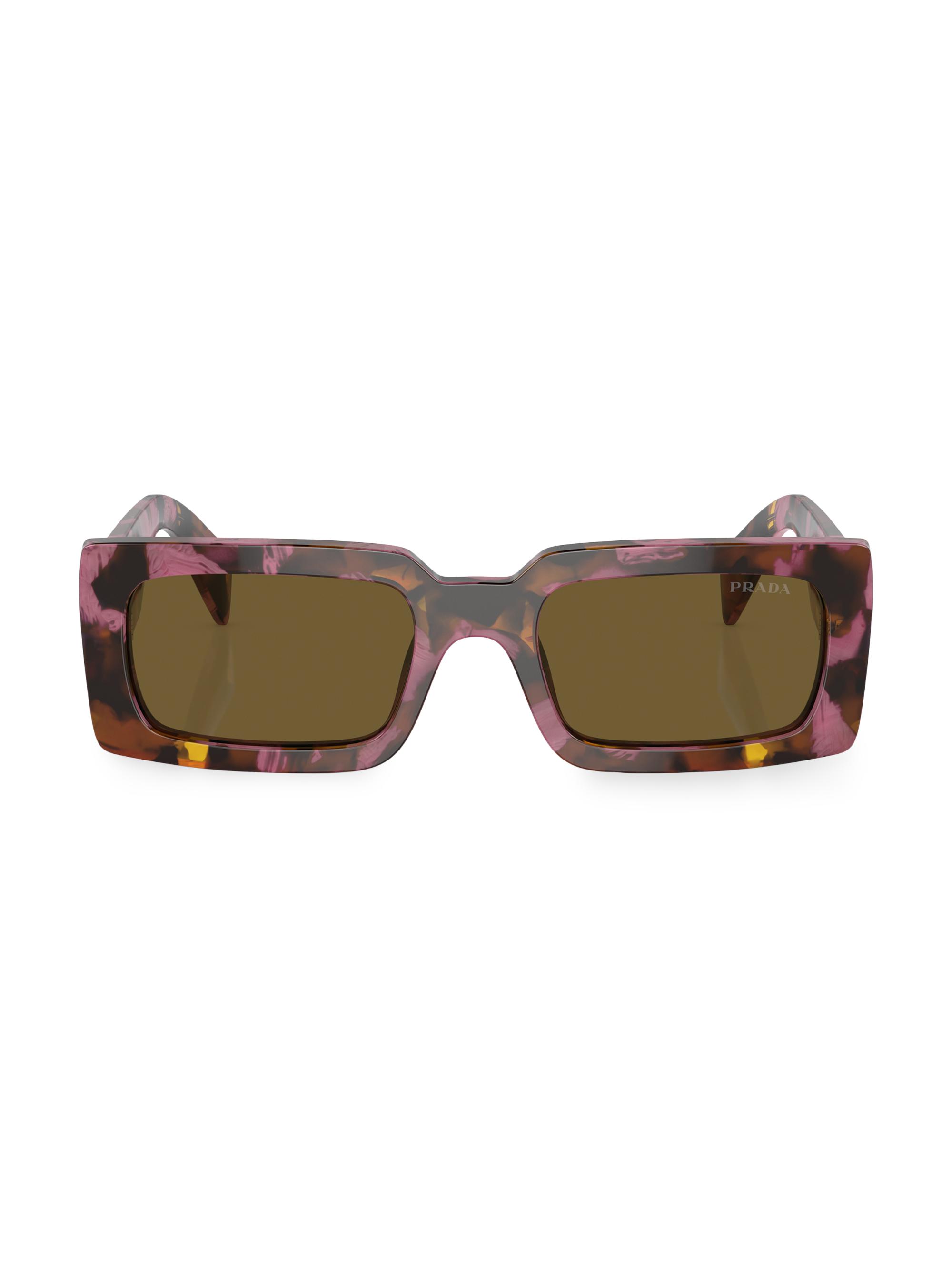 Prada 52MM Rectangular Sunglasses | Saks Fifth Avenue