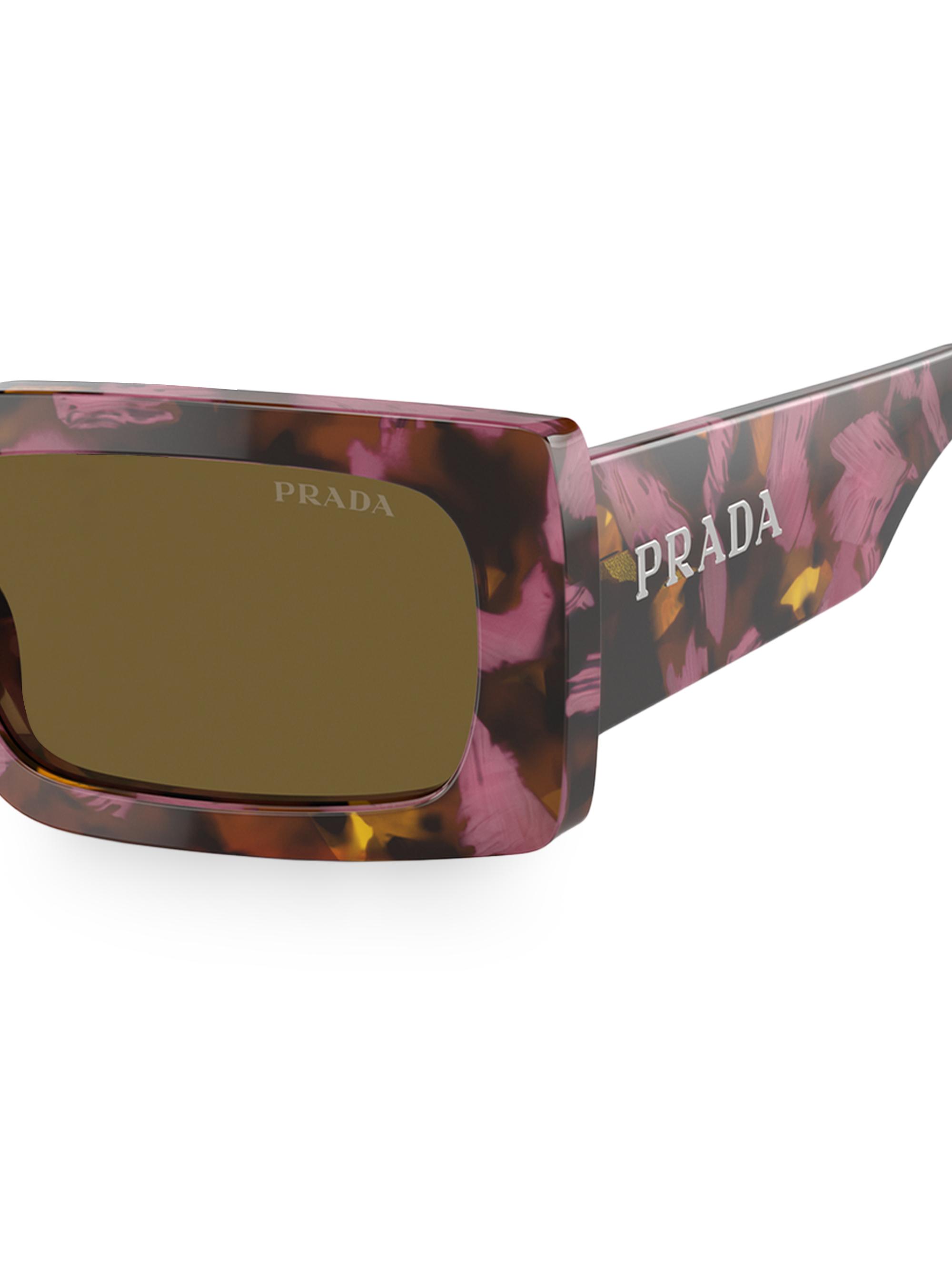 Prada 52MM Rectangular Sunglasses | Saks Fifth Avenue