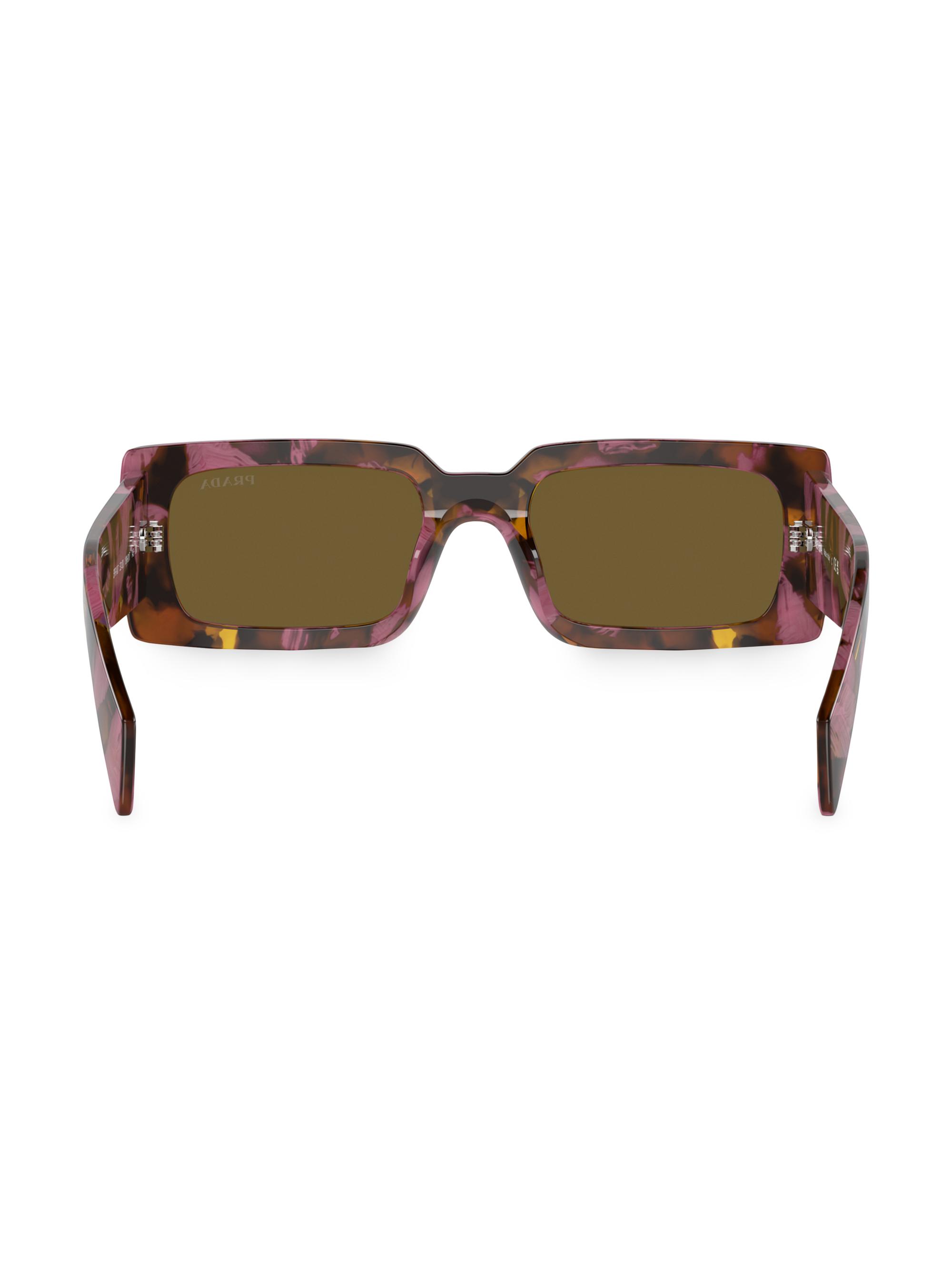 Prada 52MM Rectangular Sunglasses | Saks Fifth Avenue