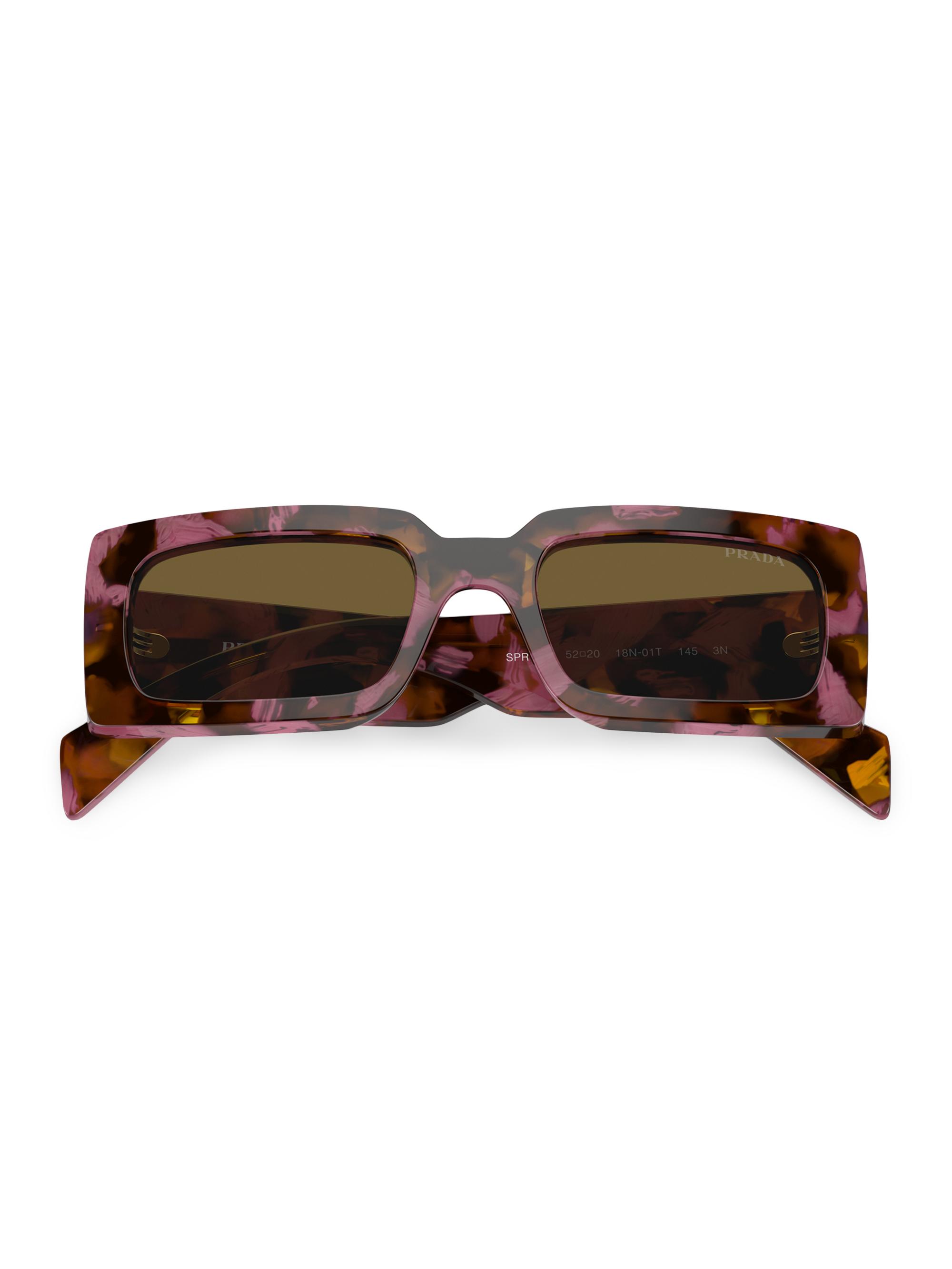 Prada 52MM Rectangular Sunglasses | Saks Fifth Avenue