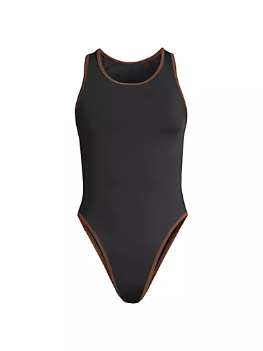 Sarah Trimmed One-Piece Swimsuit