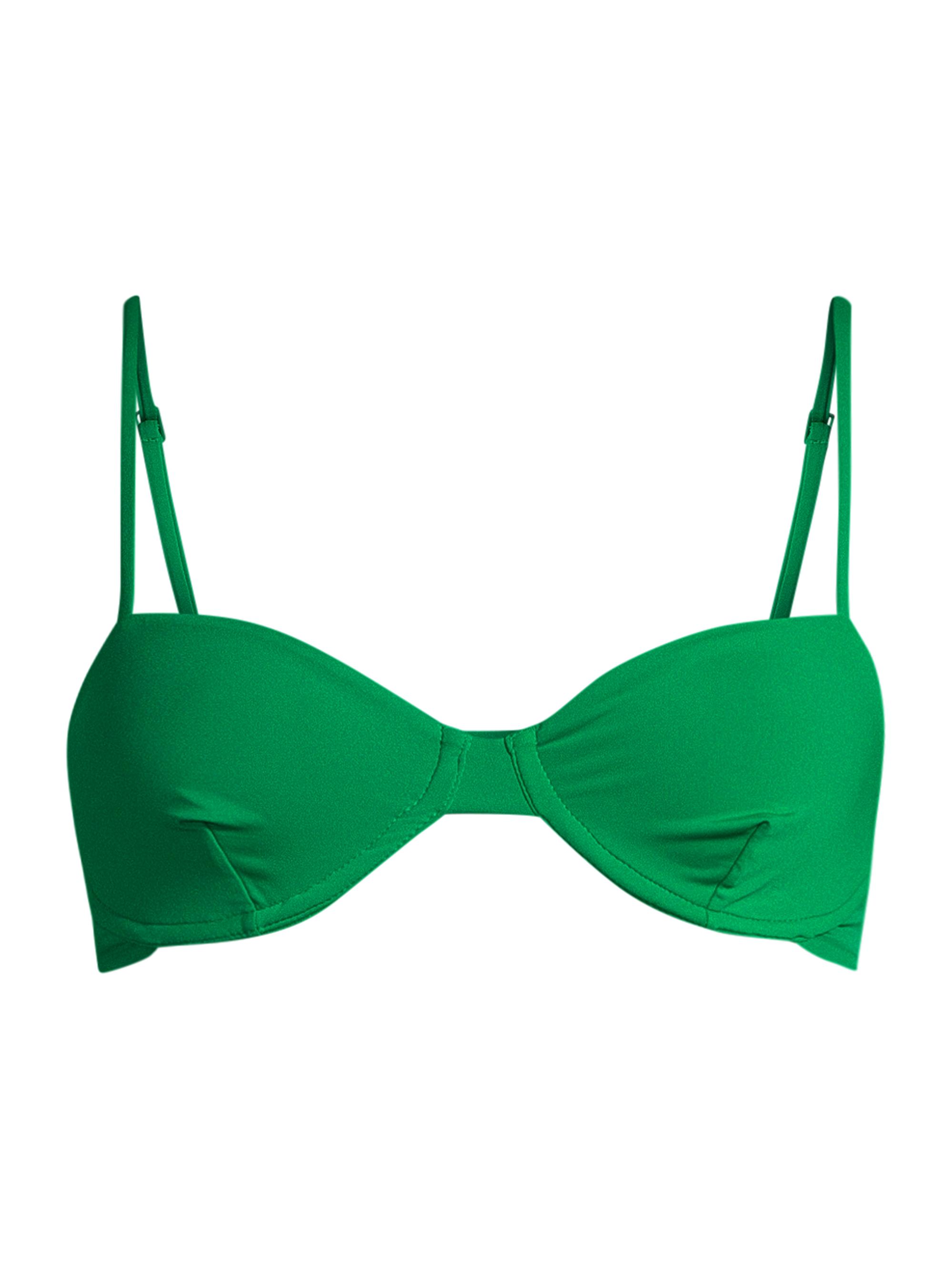 Haight. Women's Lidi Underwire Bikini Top - Digital Green