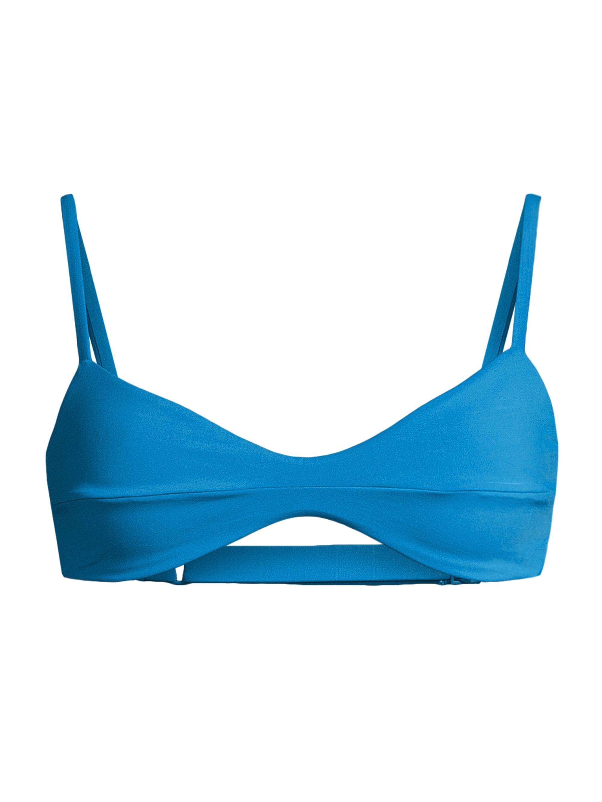 Haight. Women's Monica Adjustable Bralette Bikini Top - Rio Blue