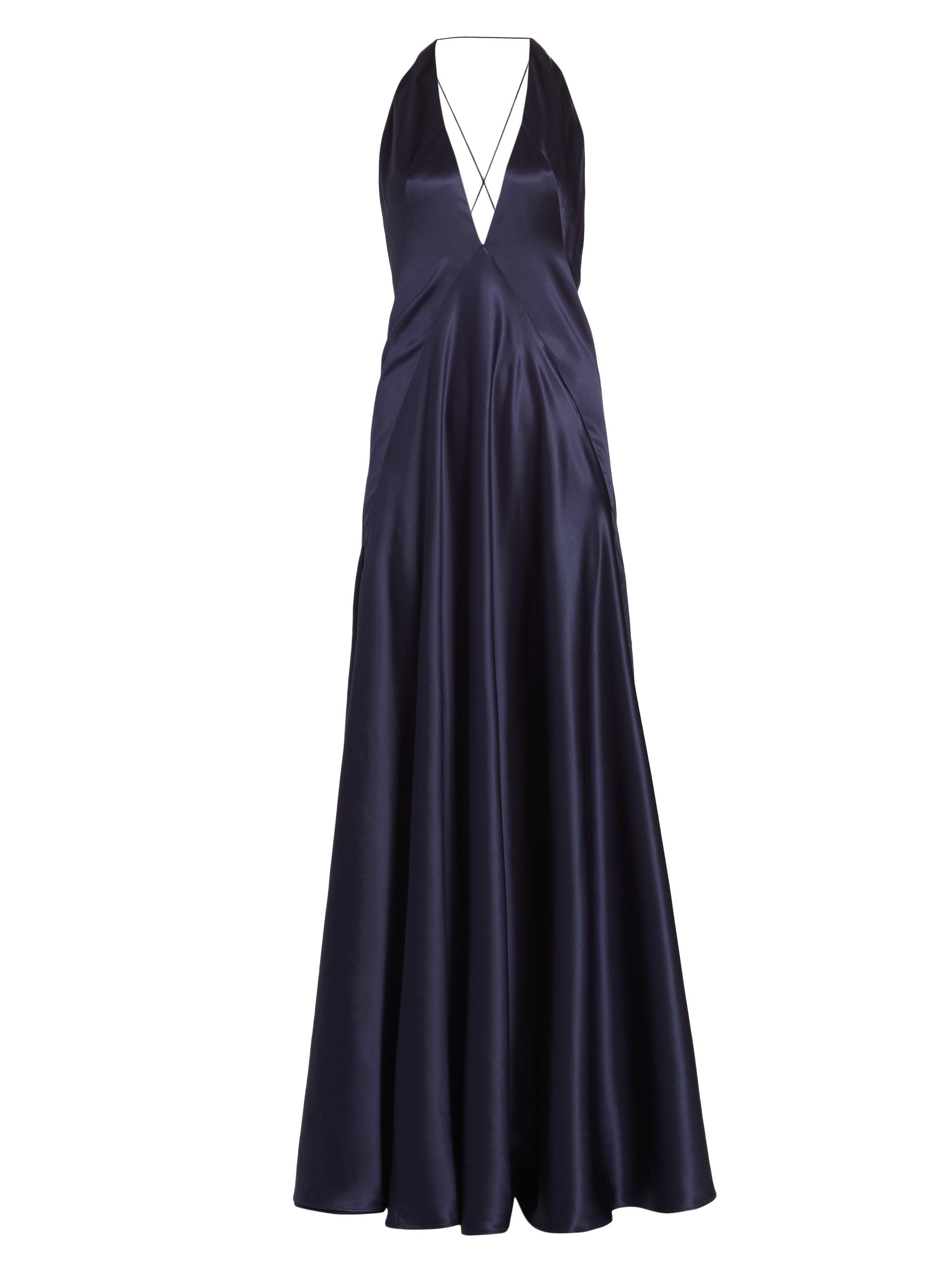 slim fit dress slacks Michael Lo Sordo Iced Bias Gown main image 1