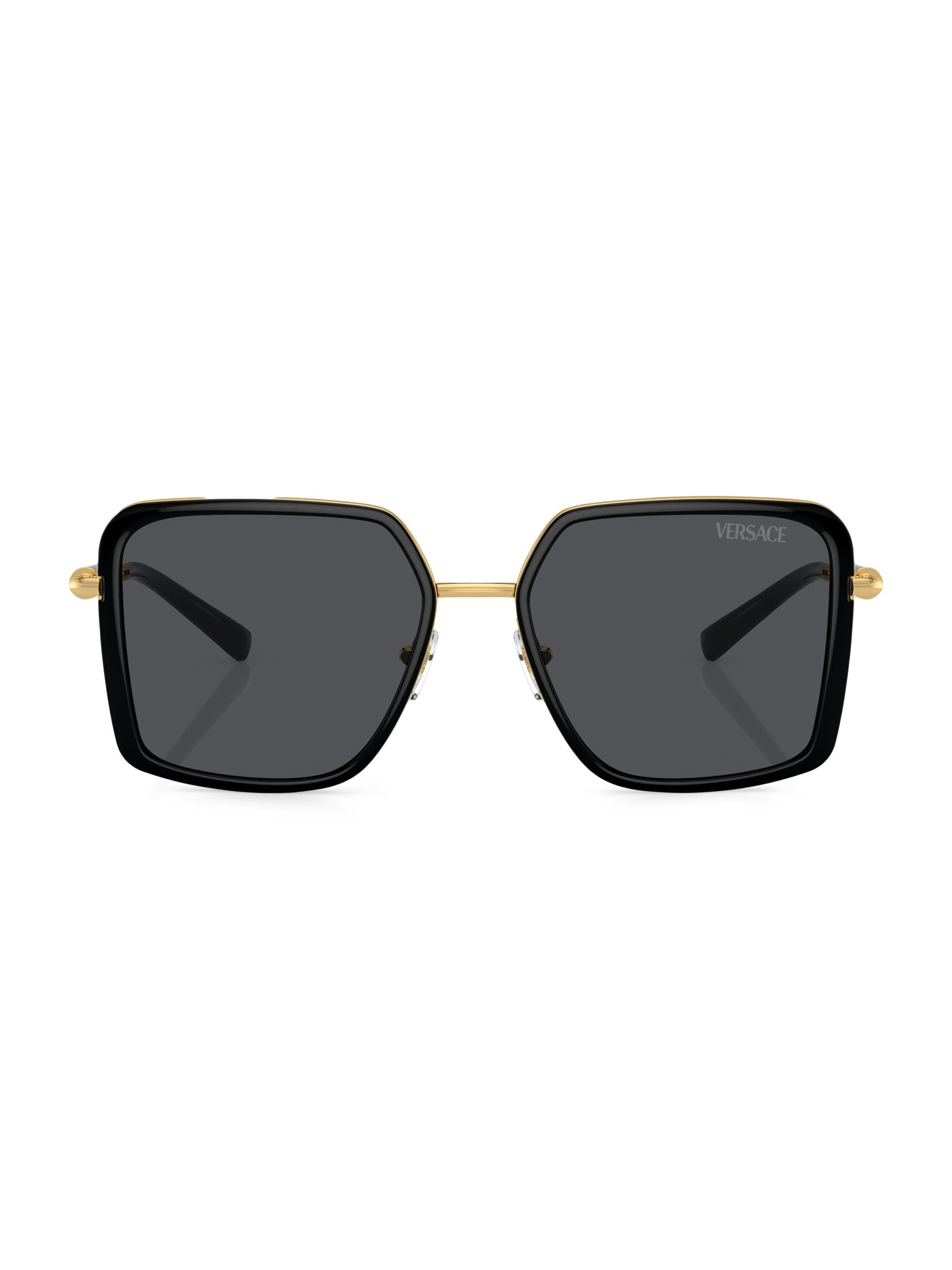 Versace 54MM Rectangular Sunglasses | Saks Fifth Avenue