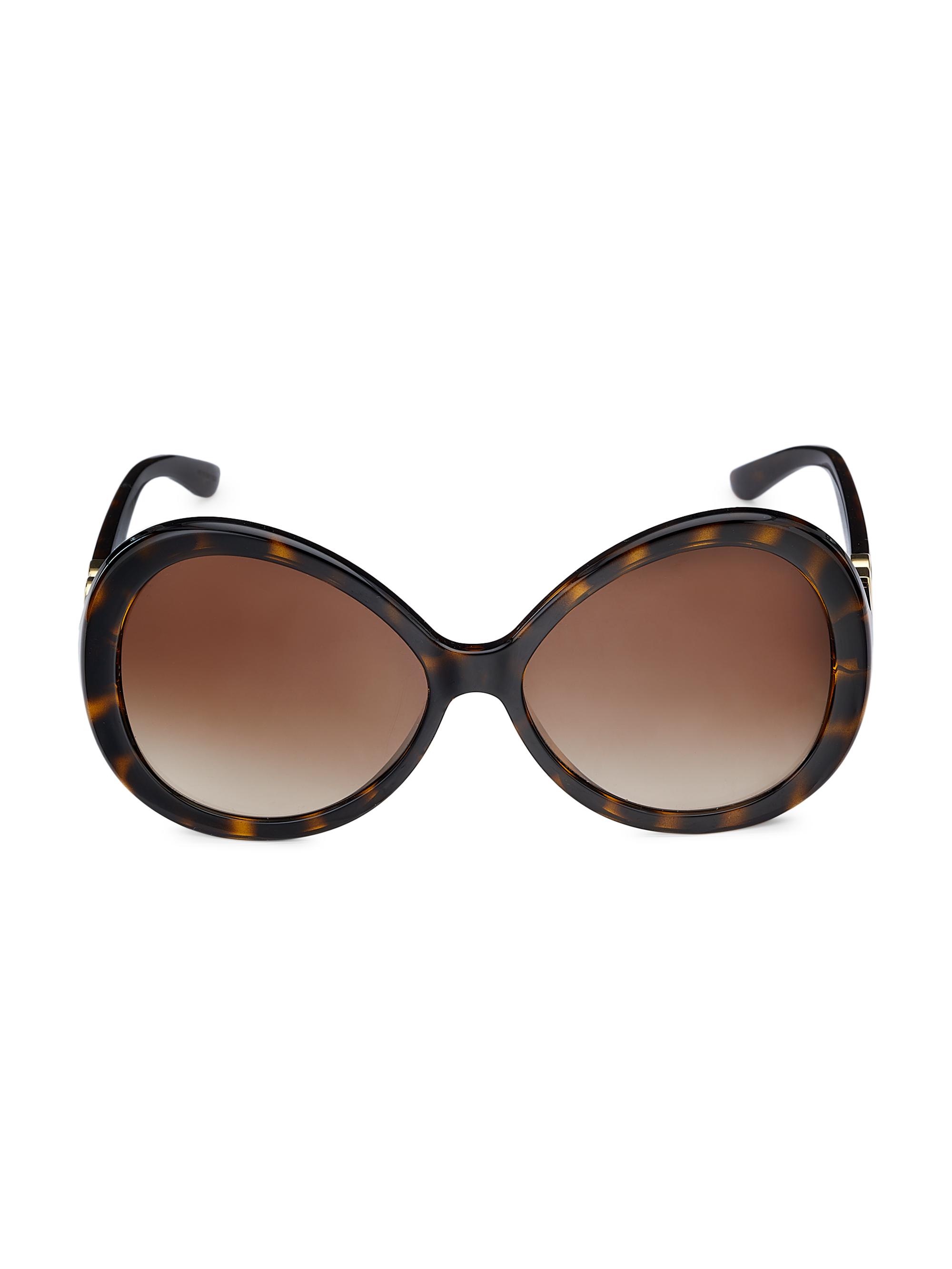 Dolce & Gabbana 60MM Cat Eye Sunglasses DOLCE & GABBANA Sunglasses DG4337 Dark Havana Cat Eye Women  main image 3