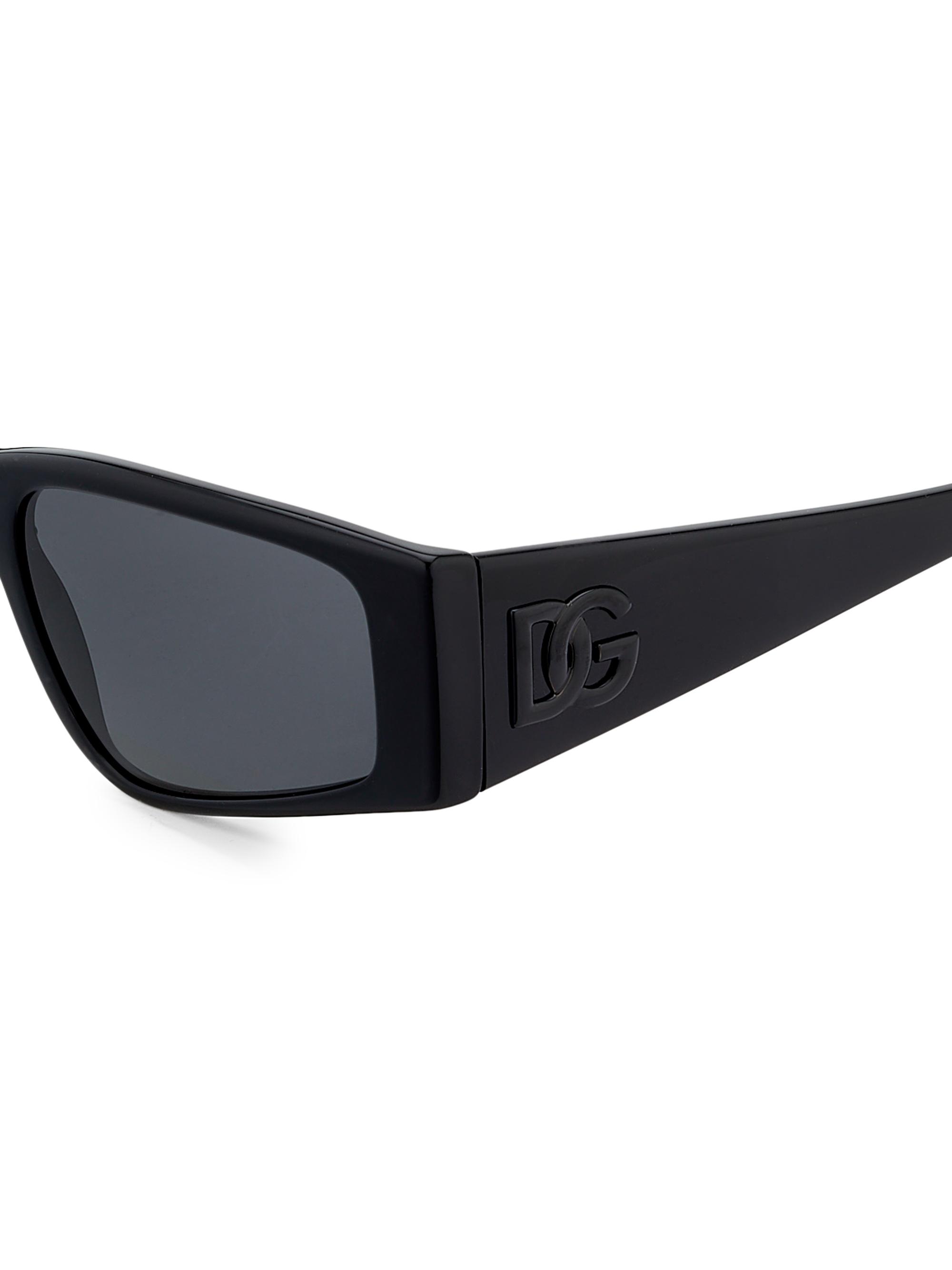 Shop Dolce&Gabbana DG4453F 55MM Rectangular Sunglasses | Saks 