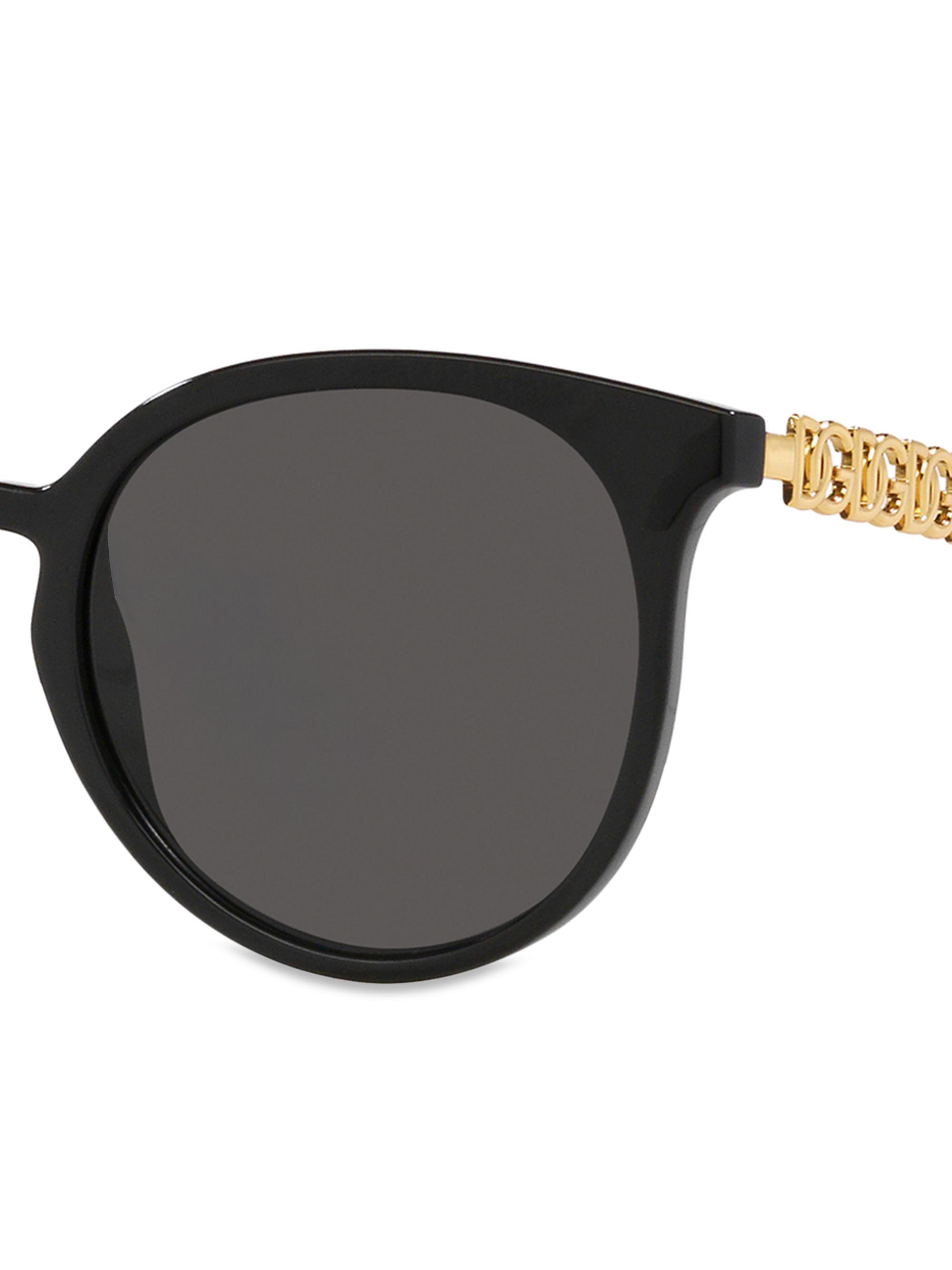 Dolce&Gabbana 52MM Round Sunglasses | Saks Fifth Avenue display picture 2
