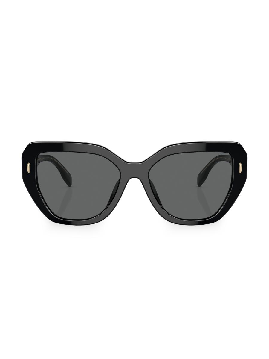 【Tory Burch】MILLER キャットアイ サングラス 黒 Miller Cat-Eye Sunglasses: Women's Designer Sunglasses