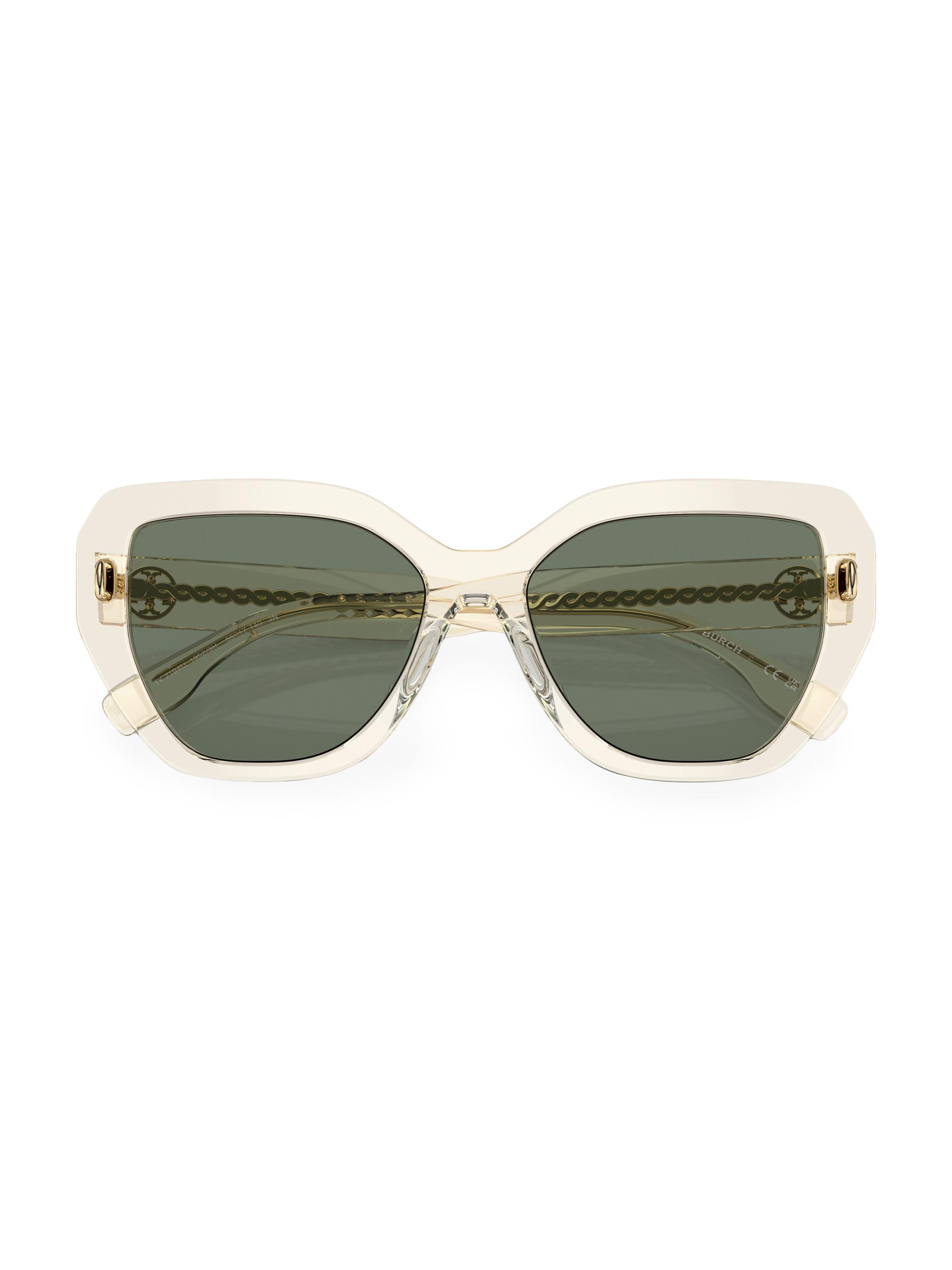 Tory Burch Miller 55MM Oversized Cat-Eye Sunglasses Saks Fifth