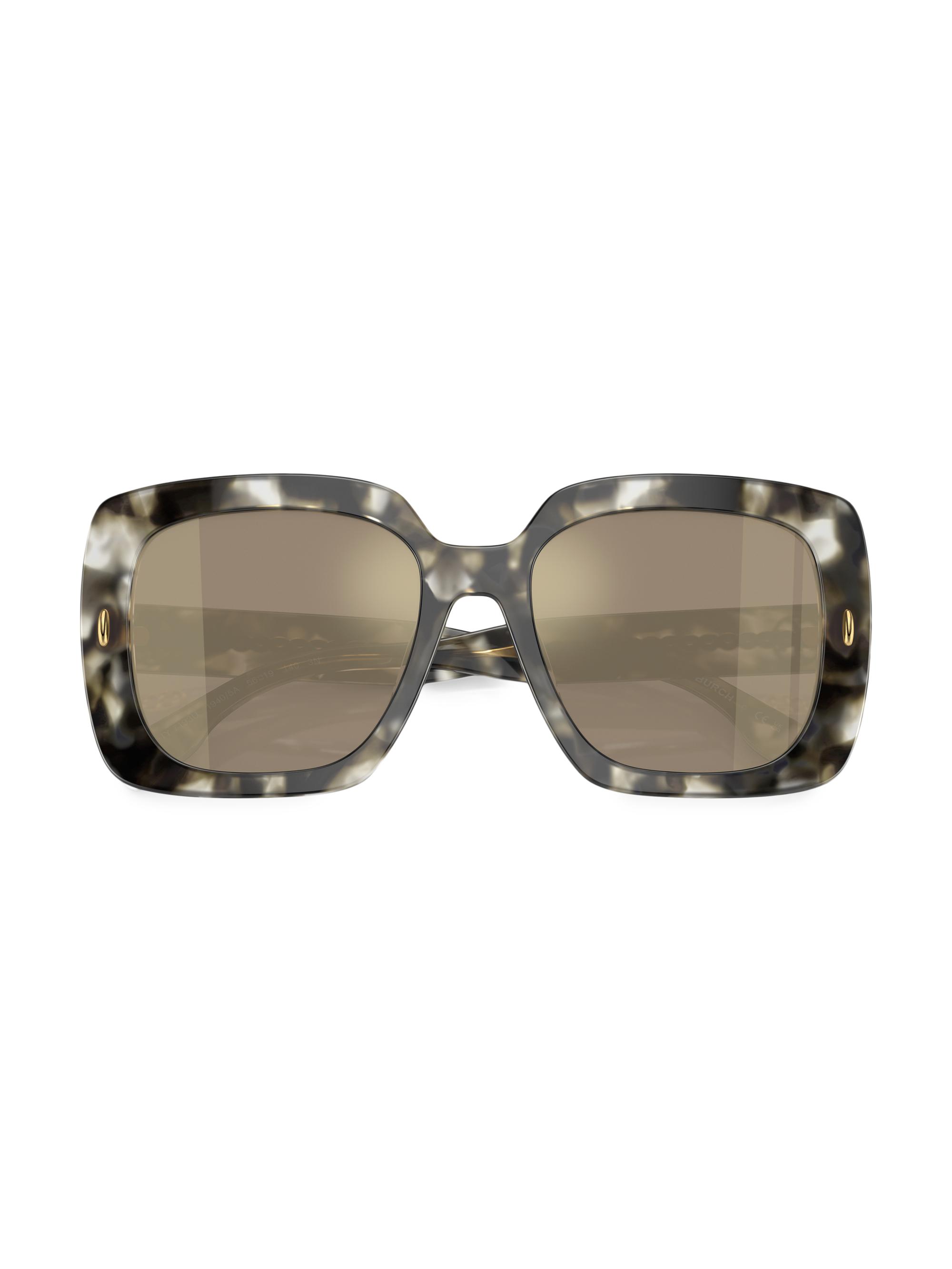 Tory Burch Miller 56MM Oversized Square Sunglasses Saks Fifth Avenue