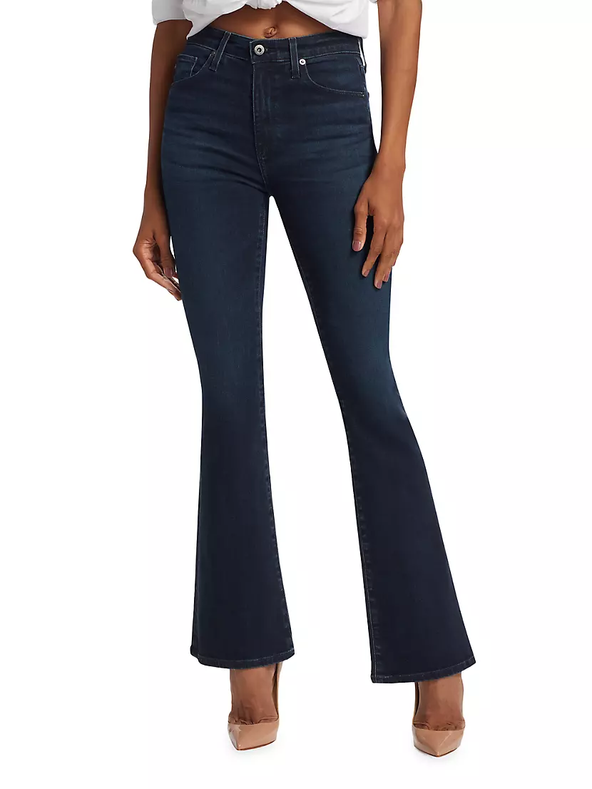 Farrah High-Rise Boot-Cut Shop Avenue Fifth Jeans | AG Saks Jeans