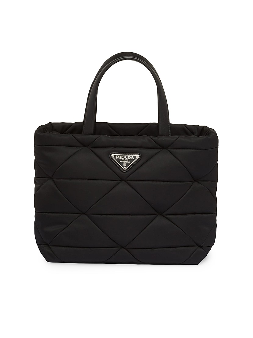 Shop Prada Padded Re-Nylon Tote Bag