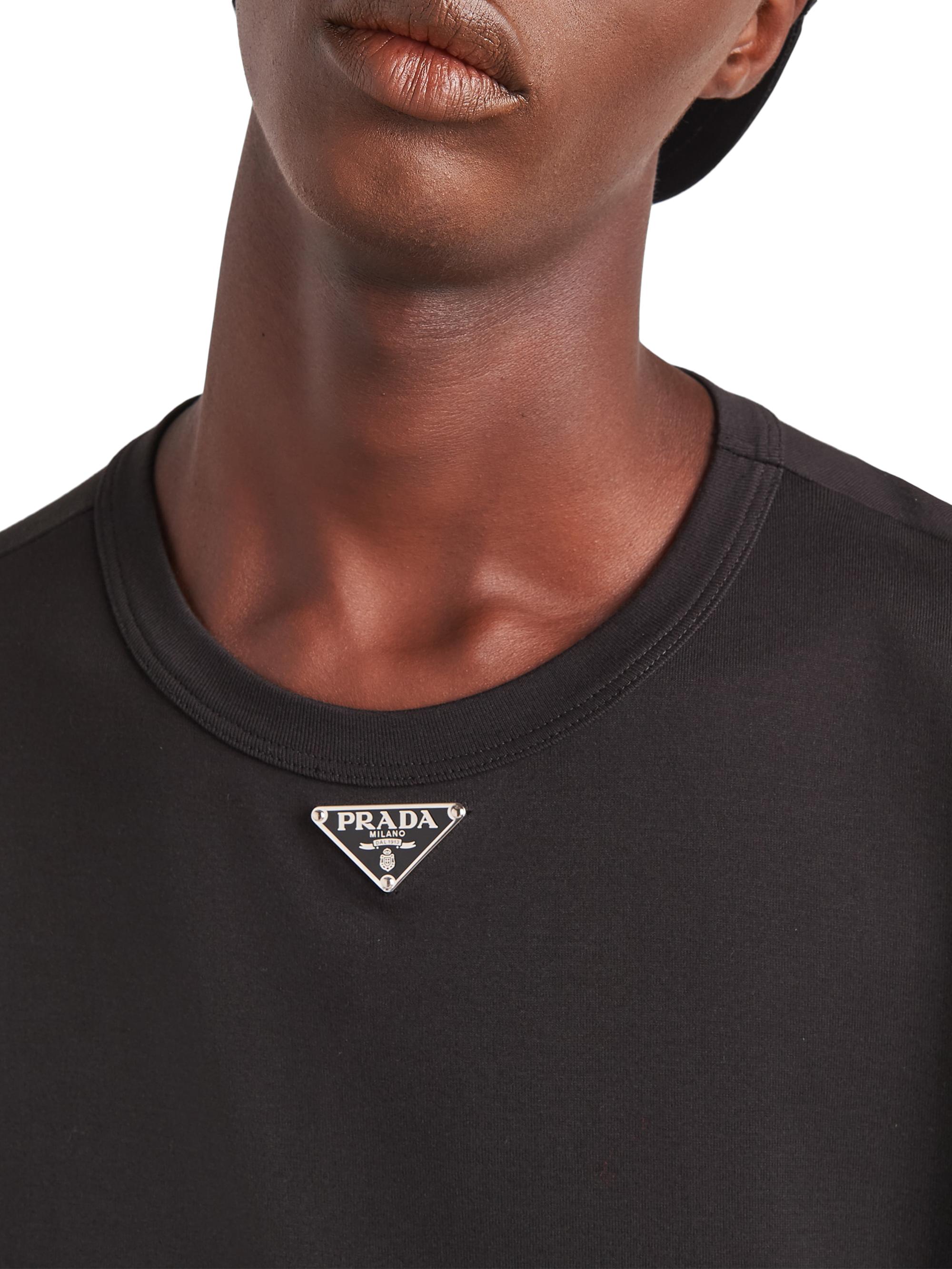 Prada Cotton T-Shirt | Saks Fifth Avenue
