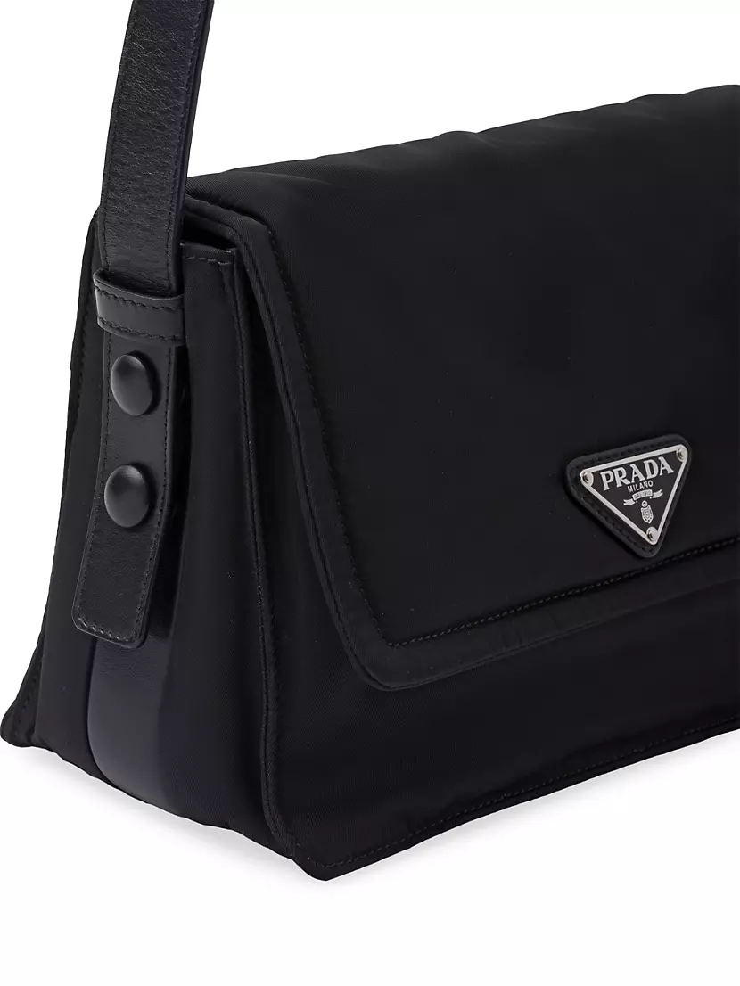 Shop Prada Small Padded Re-Nylon Shoulder Bag