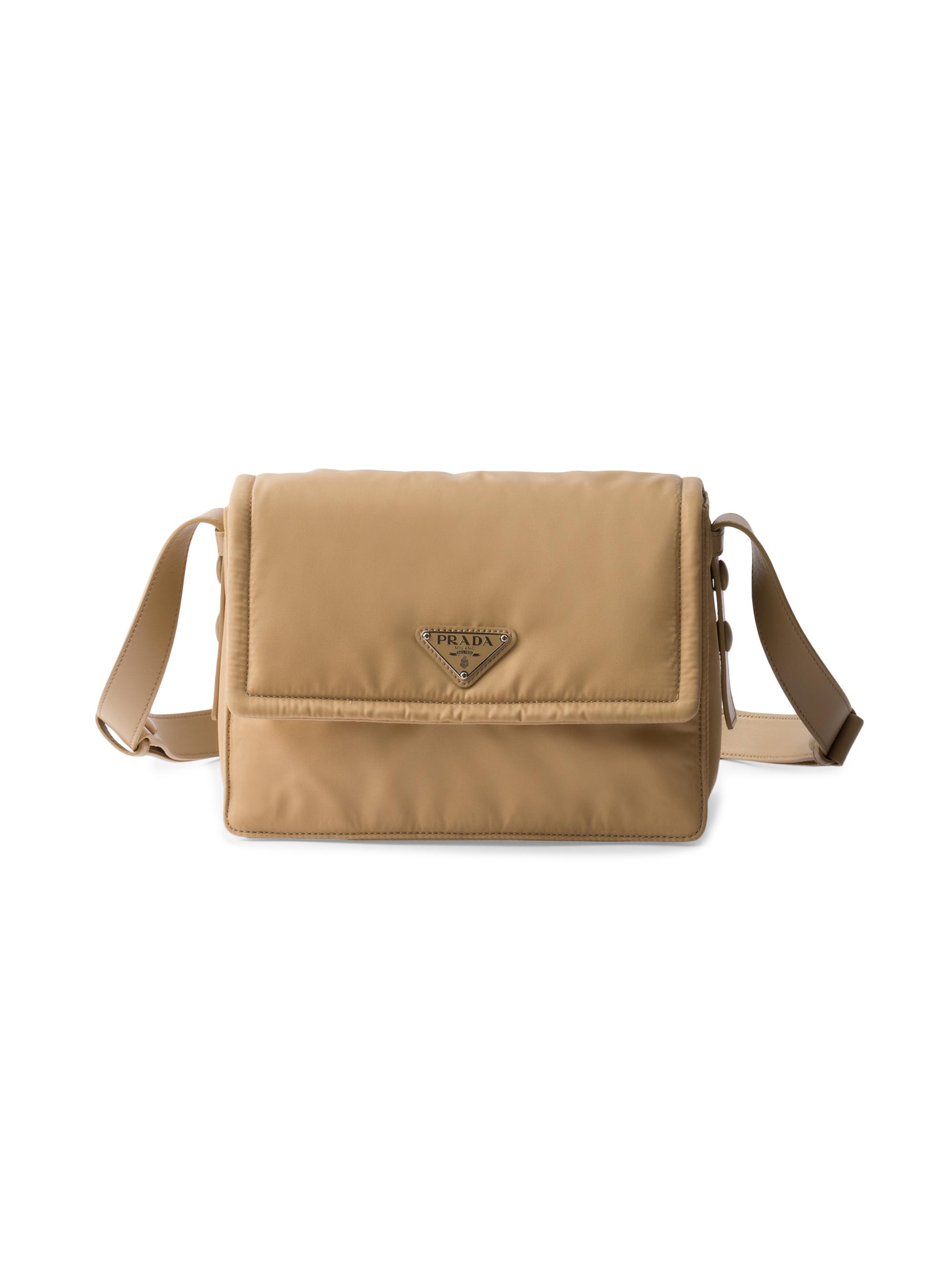 Prada Women's  Padded Re-Nylon Shoulder Bag - Brown