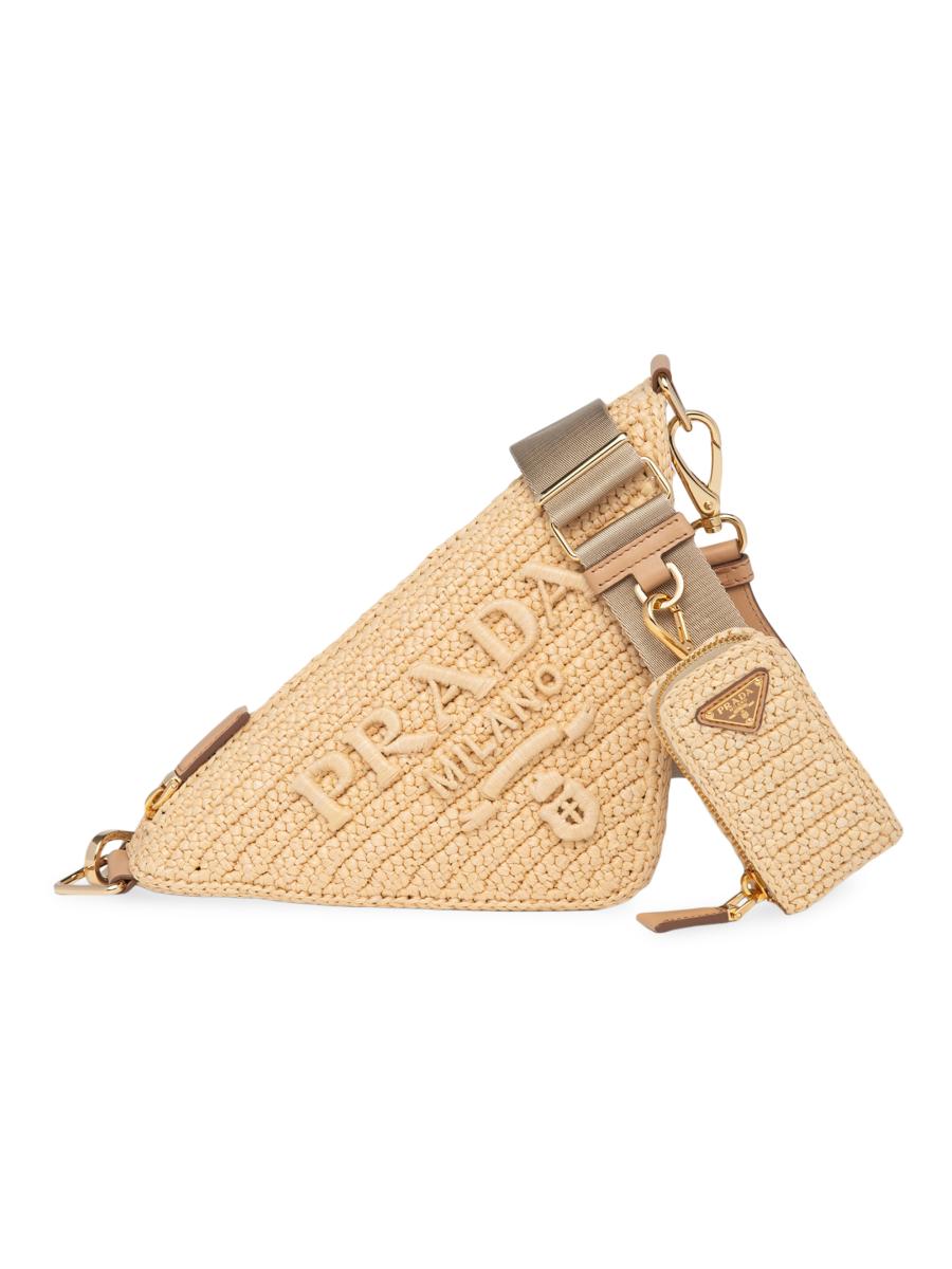 Prada Prada Triangle Crochet Shoulder Bag | Saks Fifth Avenue