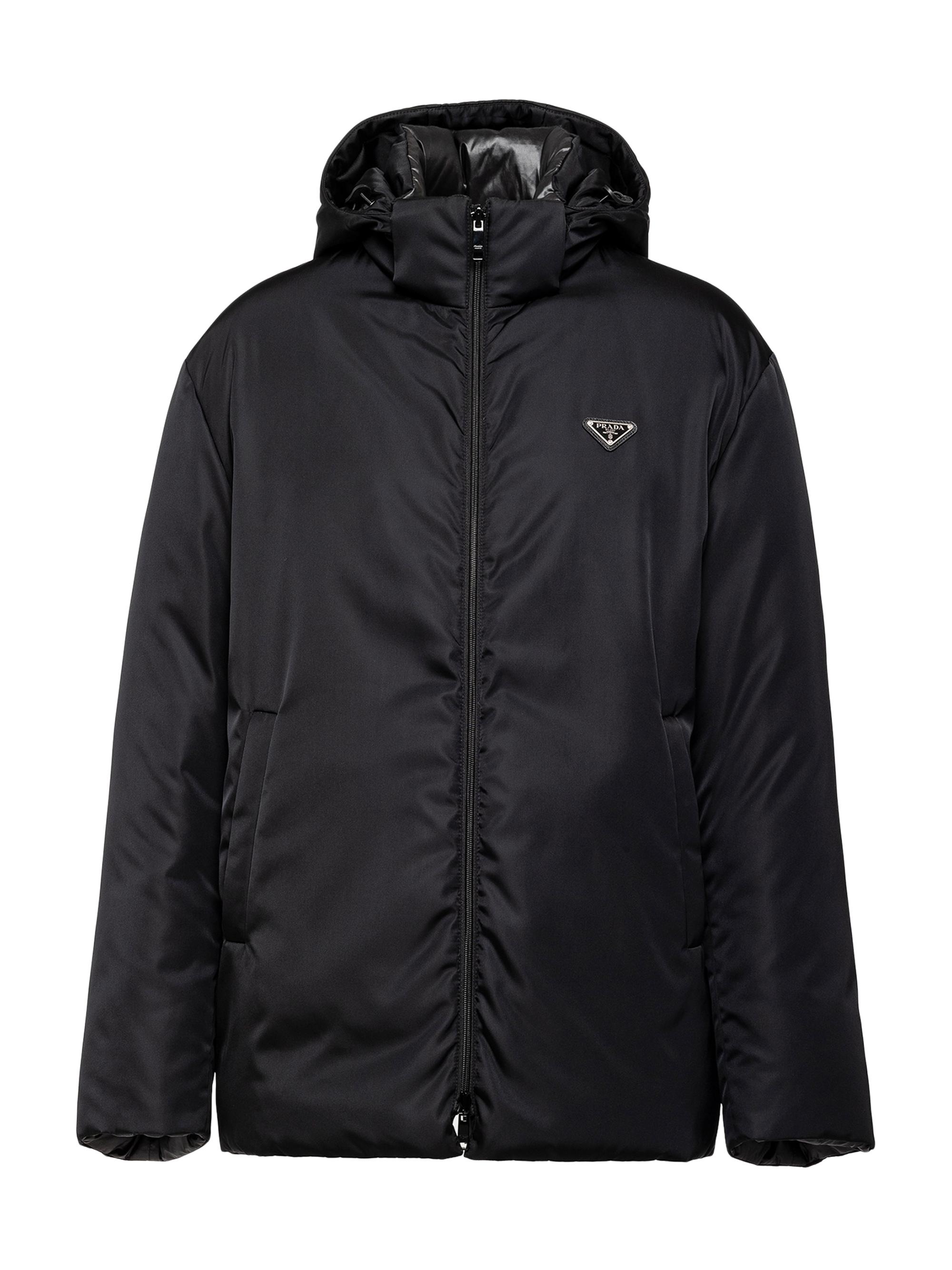 Prada Nylon Hooded Jacket Prada Hooded Re-Nylon Down Jacket