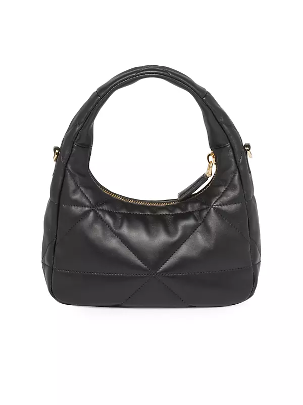 Shop Prada Nappa Leather Mini Bag With Topstitching | Saks Fifth