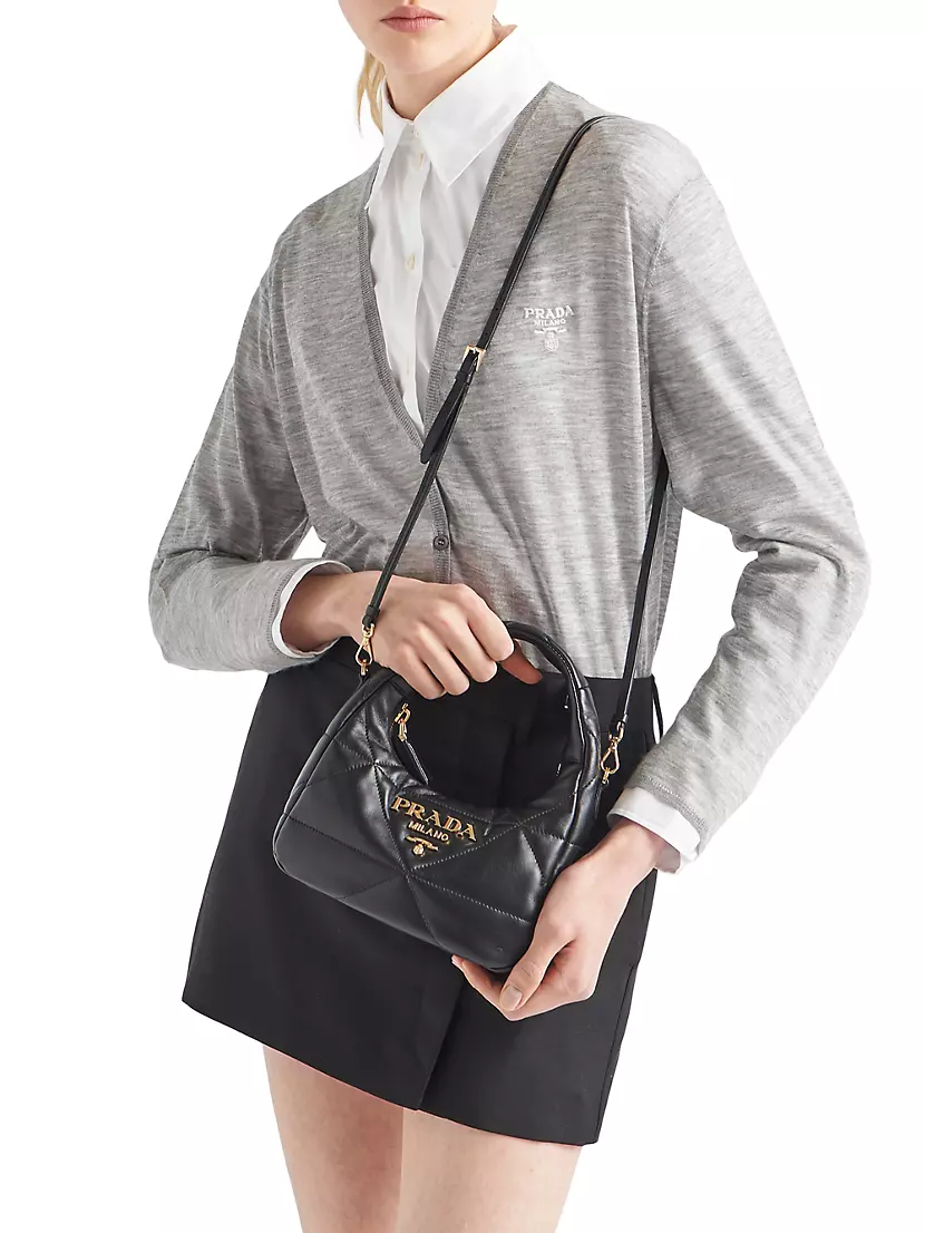 Prada Studded Nappa Leather mini-bag - Farfetch