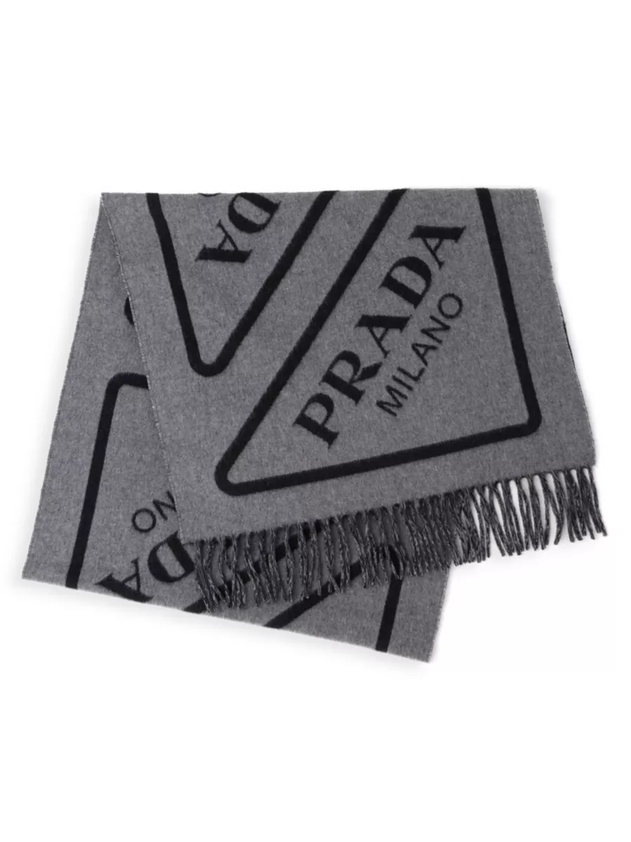 Shop Prada Double Cashmere Scarf | Saks Fifth Avenue