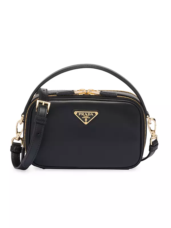 Shop Prada Mini Saffiano Leather Bag