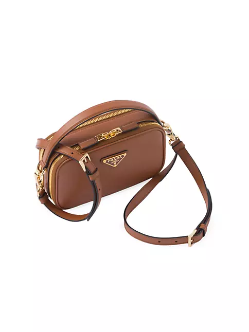 Prada, Bags, Prada Pebbled Leather Caramel Shoulder Bag With Lock And Key  Made In Italy