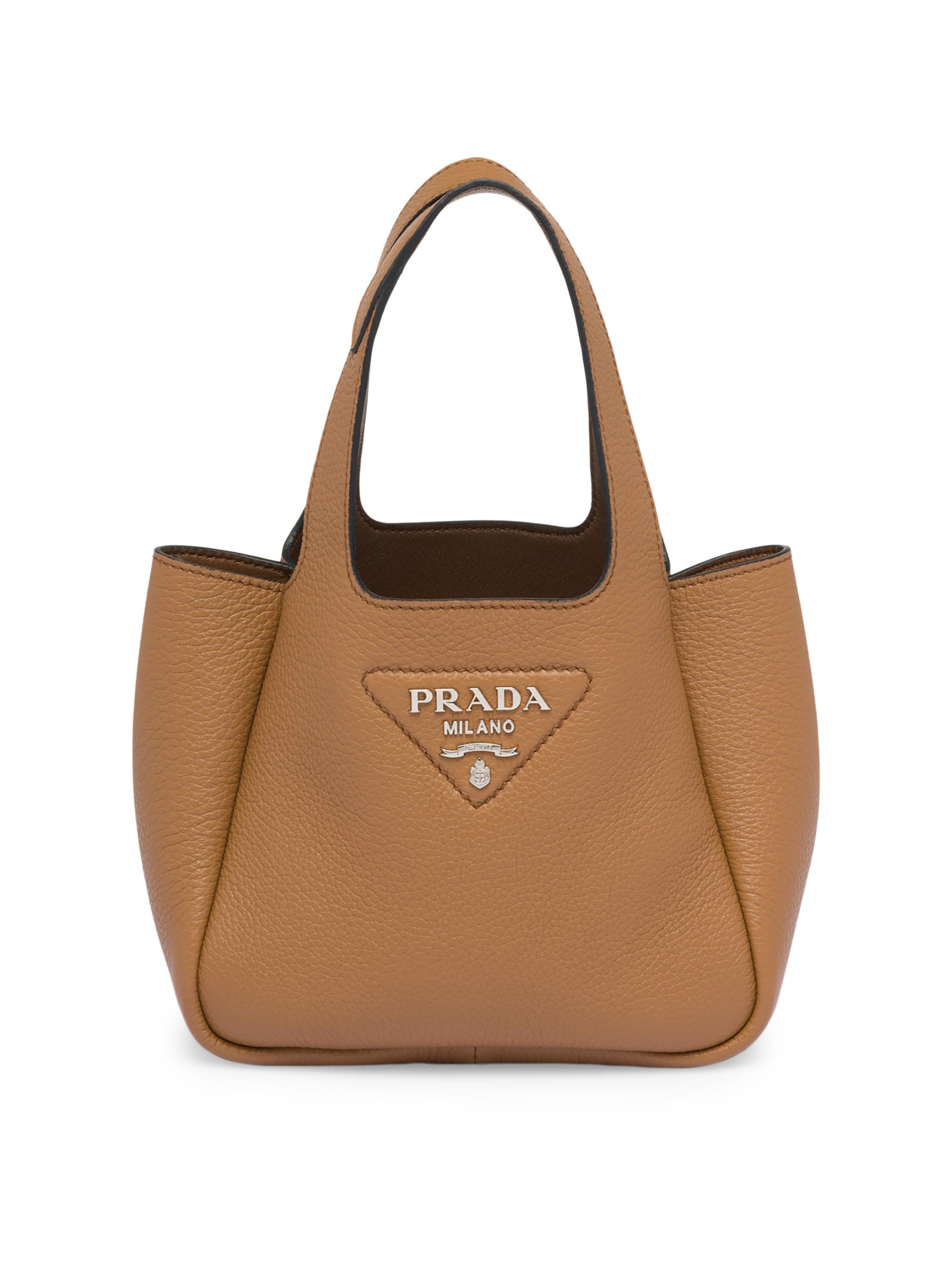 Prada Women's Leather Mini Bag - Brown