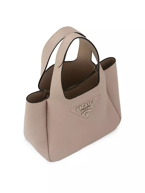 Prada - Authenticated Etiquette Handbag - Leather Pink for Women, Never Worn