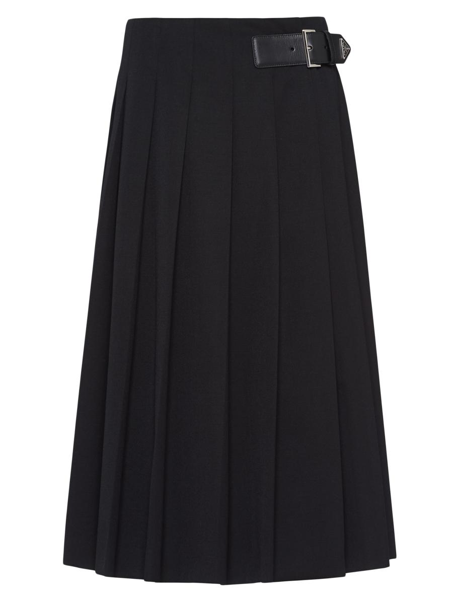 【関税込み】prada Pleated gabardine skirt Prada Pleated Gabardine Mini Skirt - Bergdorf Goodman