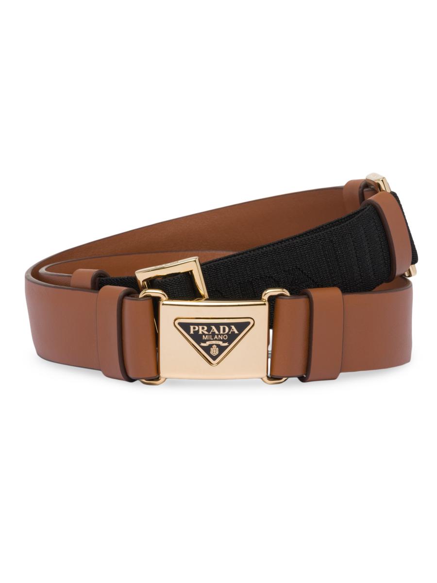 関税負担なし☆PRADA プラダ Brown leather belt ベルト ☆関税込☆PRADA☆プラダ Brown leather belt ベルト☆BROWN