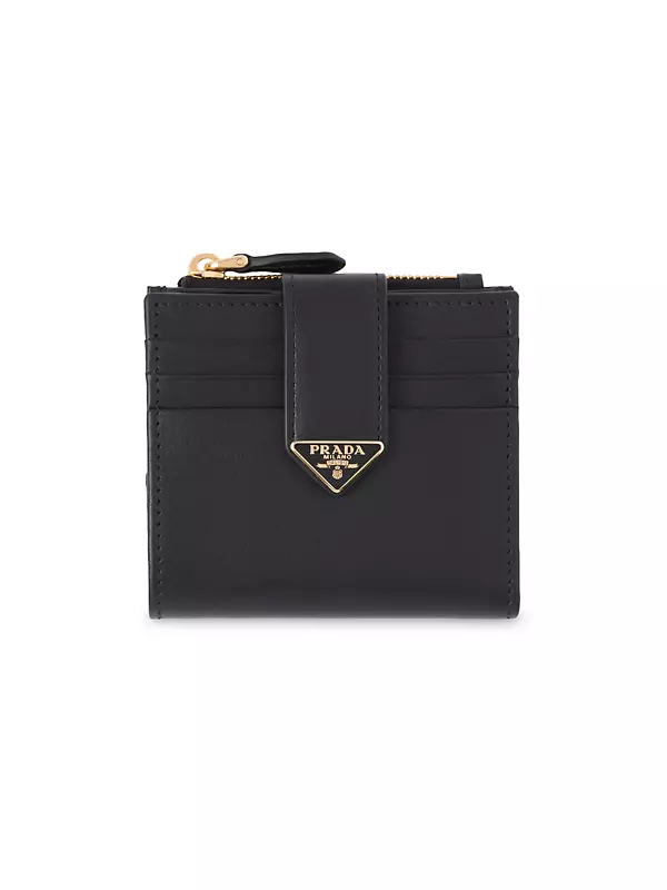 Shop Prada Small Leather Wallet | Saks Fifth Avenue