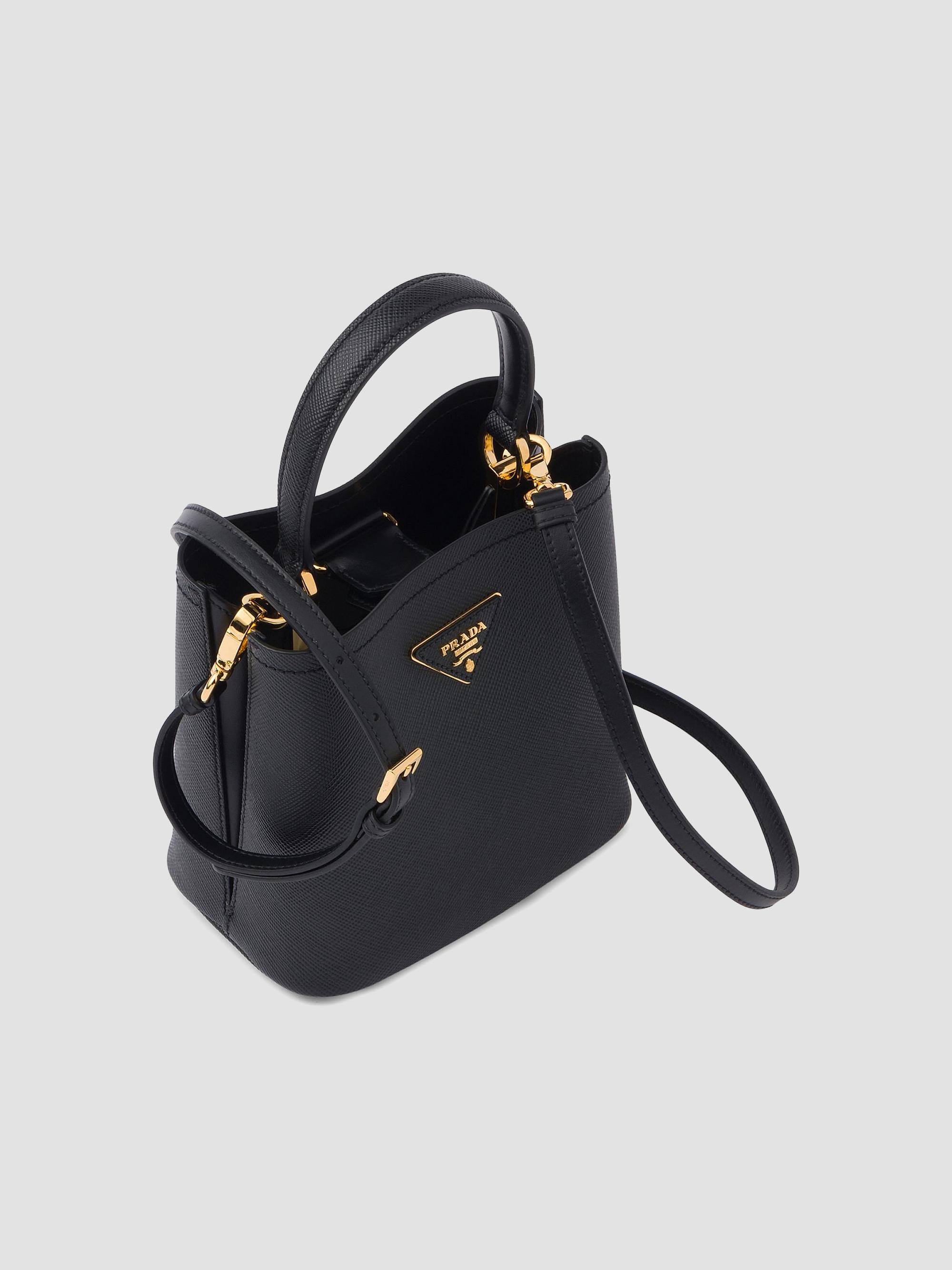 Prada Small Saffiano Leather Panier Top Handle Bag | Saks Fifth Avenue