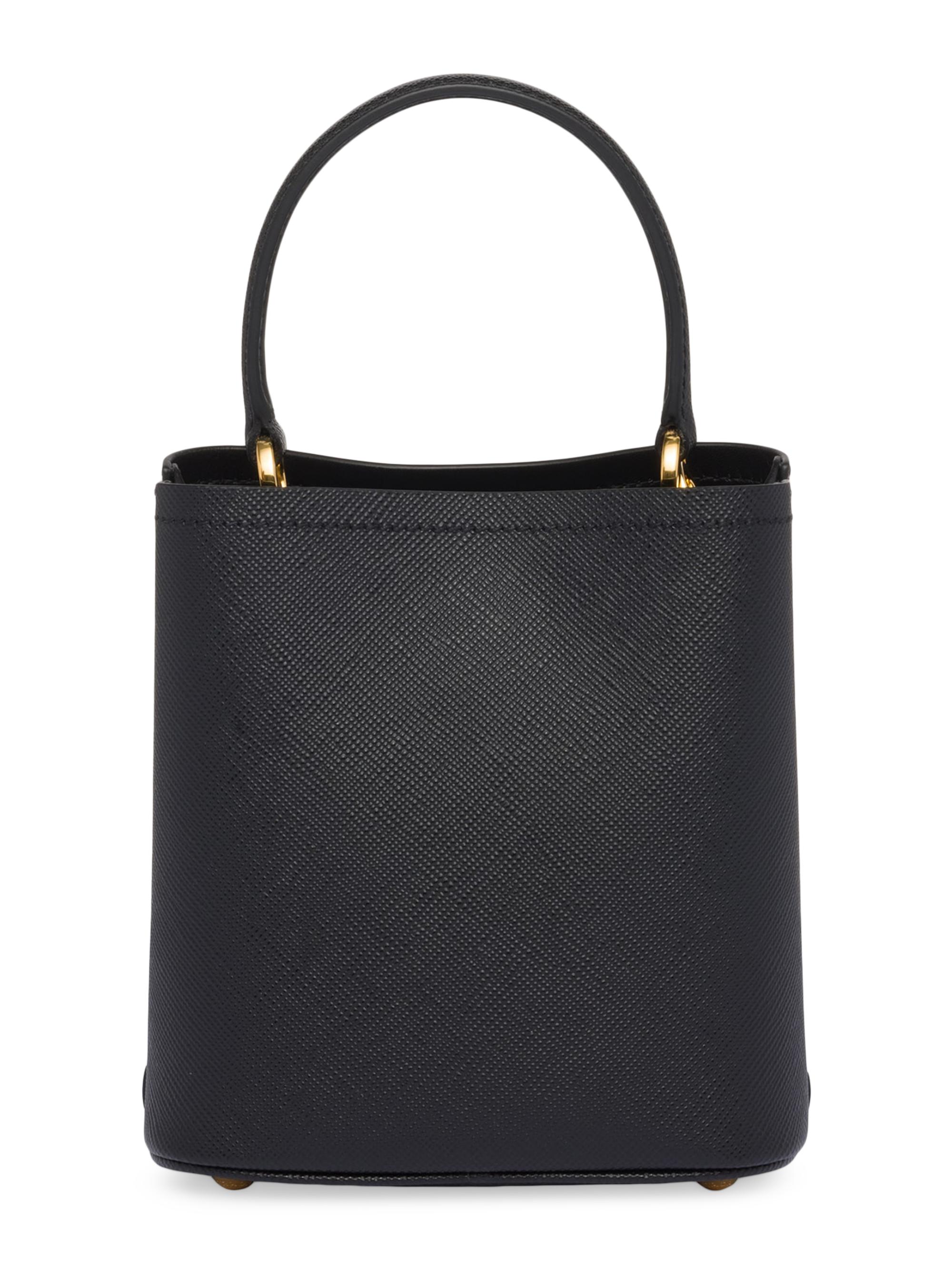 PRADA ハンドバッグ 黒 レザー 花 星 Prada Large Galleria Saffiano Leather Top Handle Bag | Saks Fifth