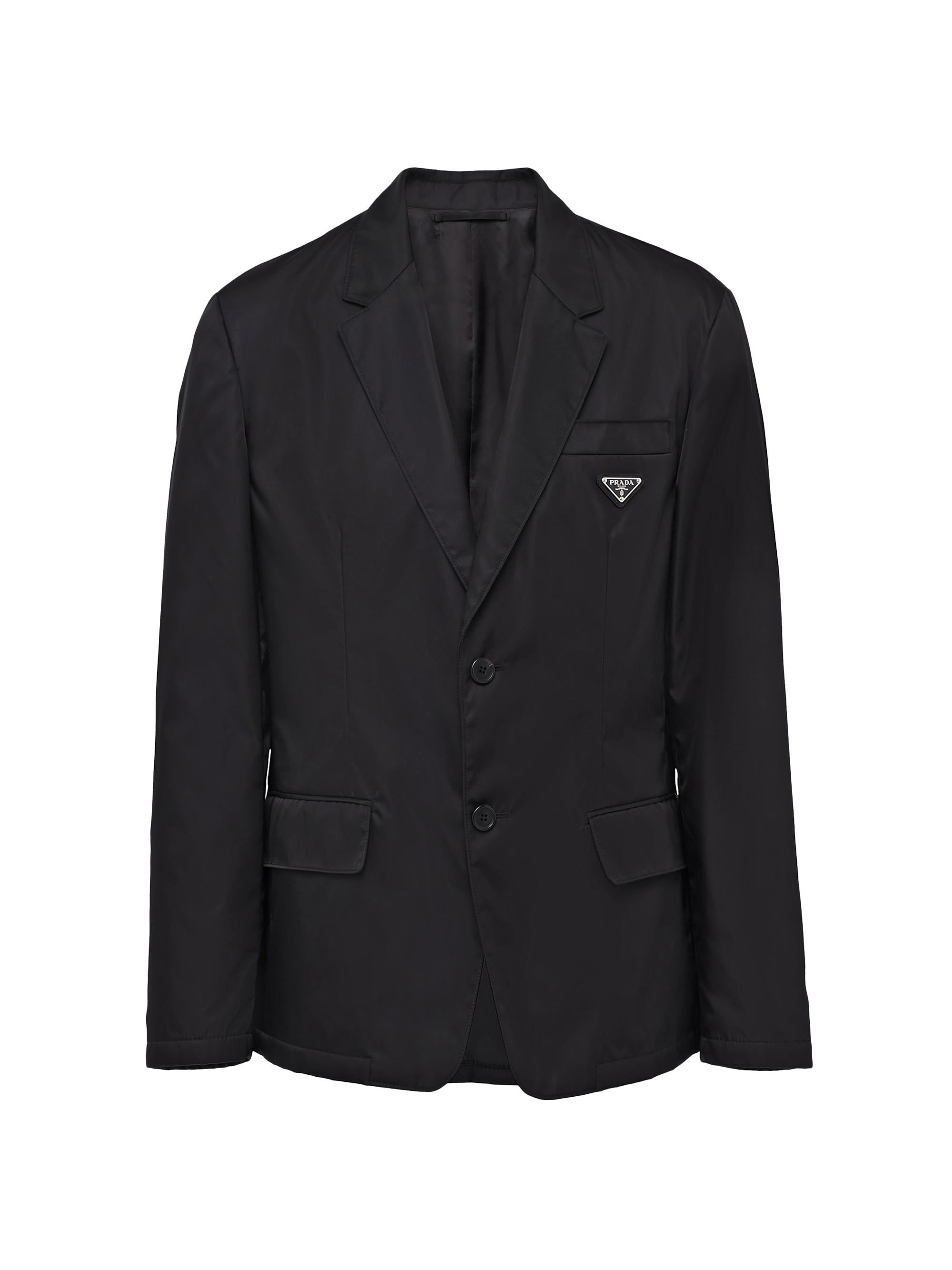 Prada Men's Re-Nylon Single-Breasted Jacket - Black