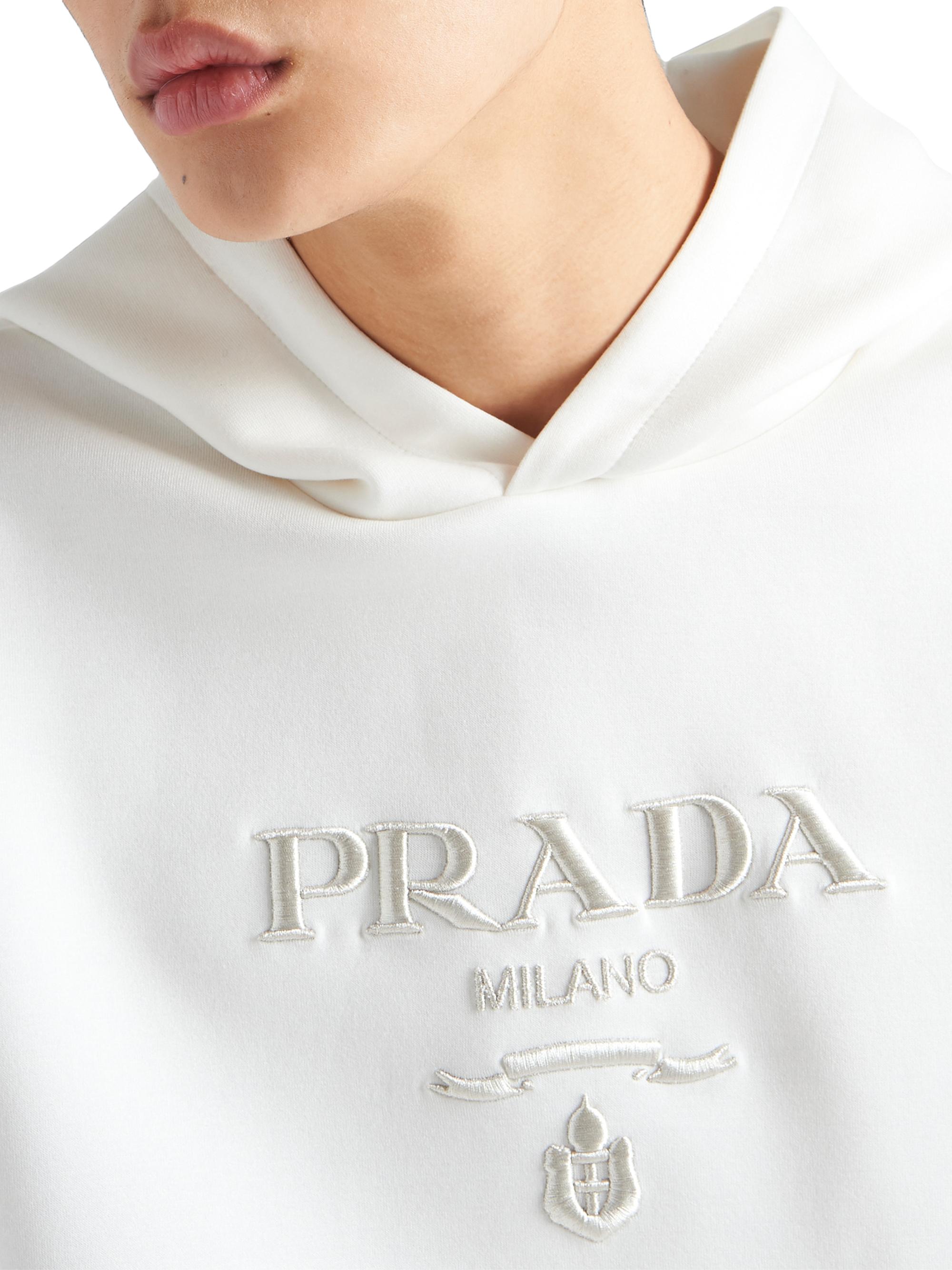 Prada Cotton Hoodie | Saks Fifth Avenue