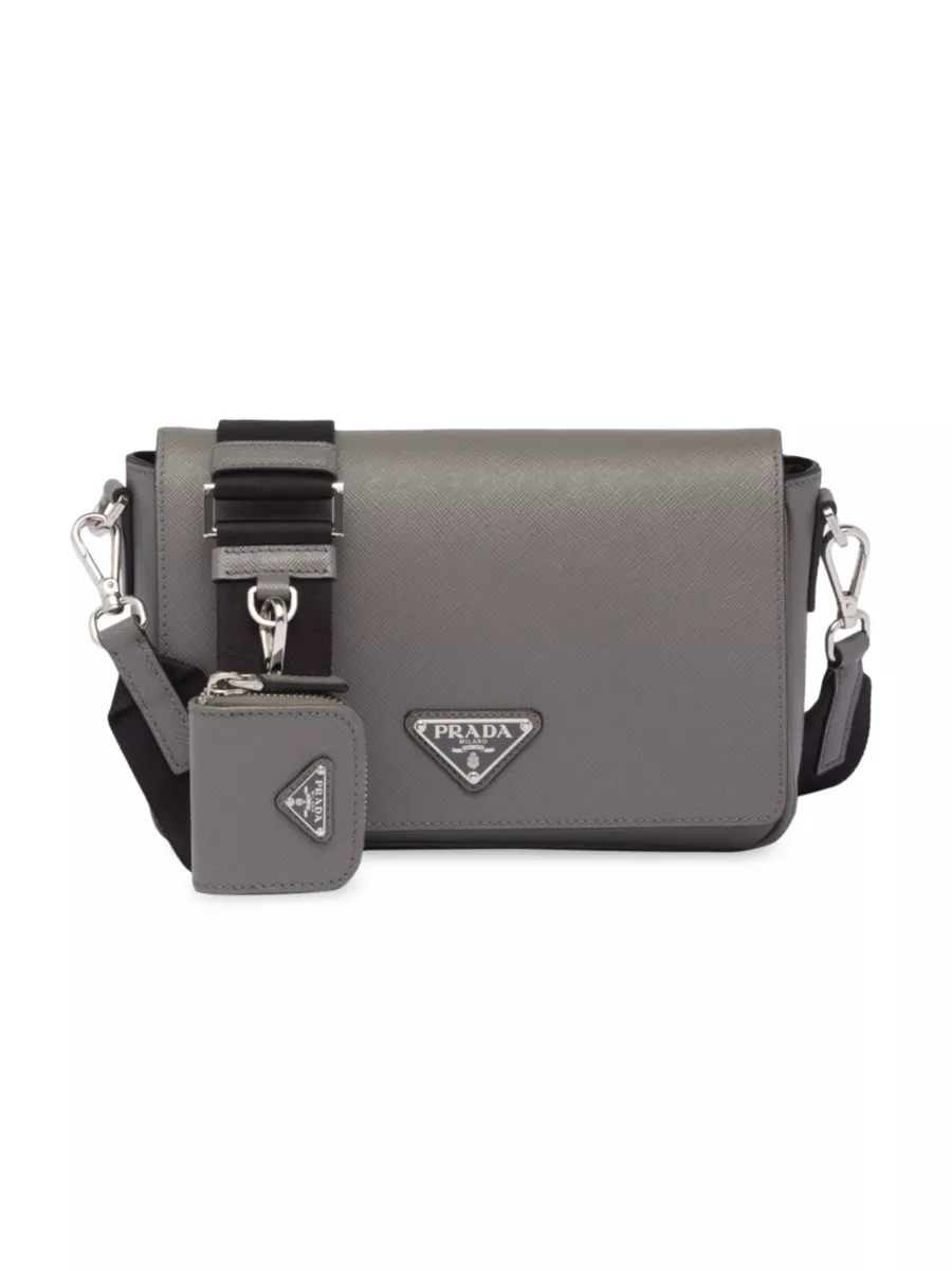 Shop Prada Saffiano Leather Shoulder Bag | Saks Fifth Avenue Shop Prada Saffiano Leather Shoulder Bag | Saks Fifth Avenue