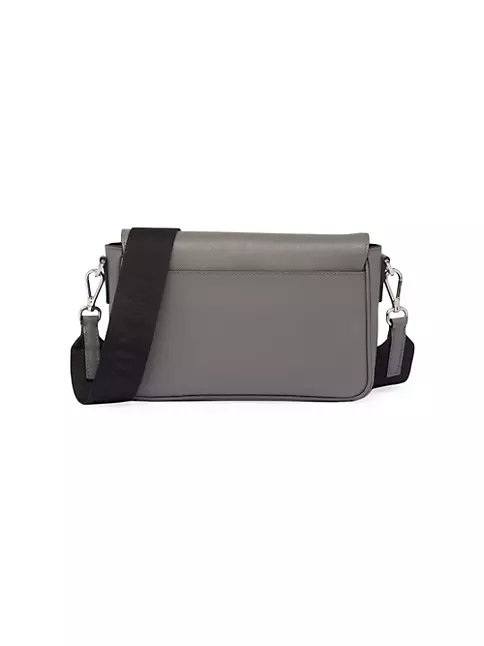 LV LV Unisex Pocket Organizer Gray Monochrome Taiga Leather Black