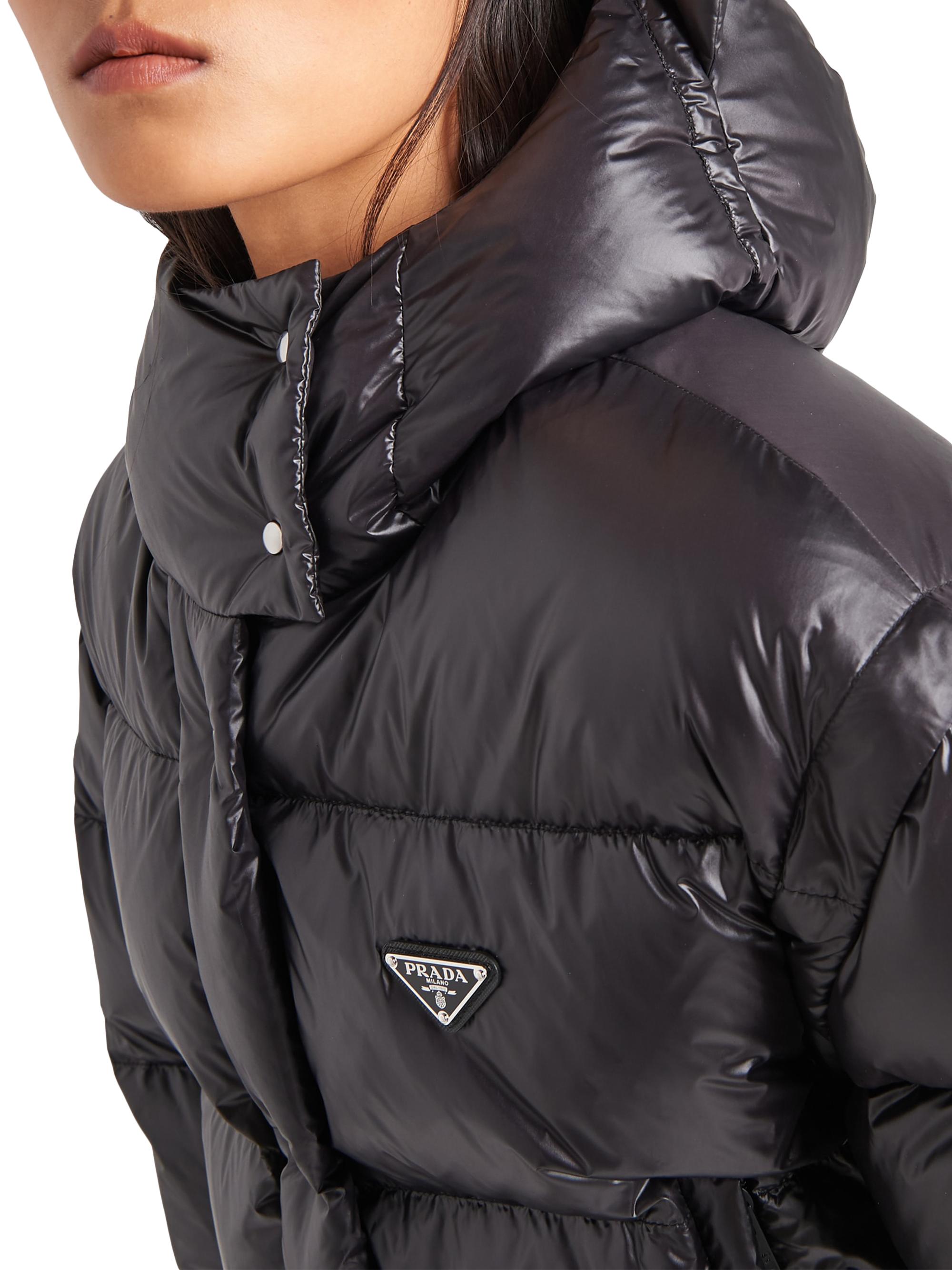Prada Re-Nylon Convertible Cropped Down Jacket | Saks Fifth Avenue