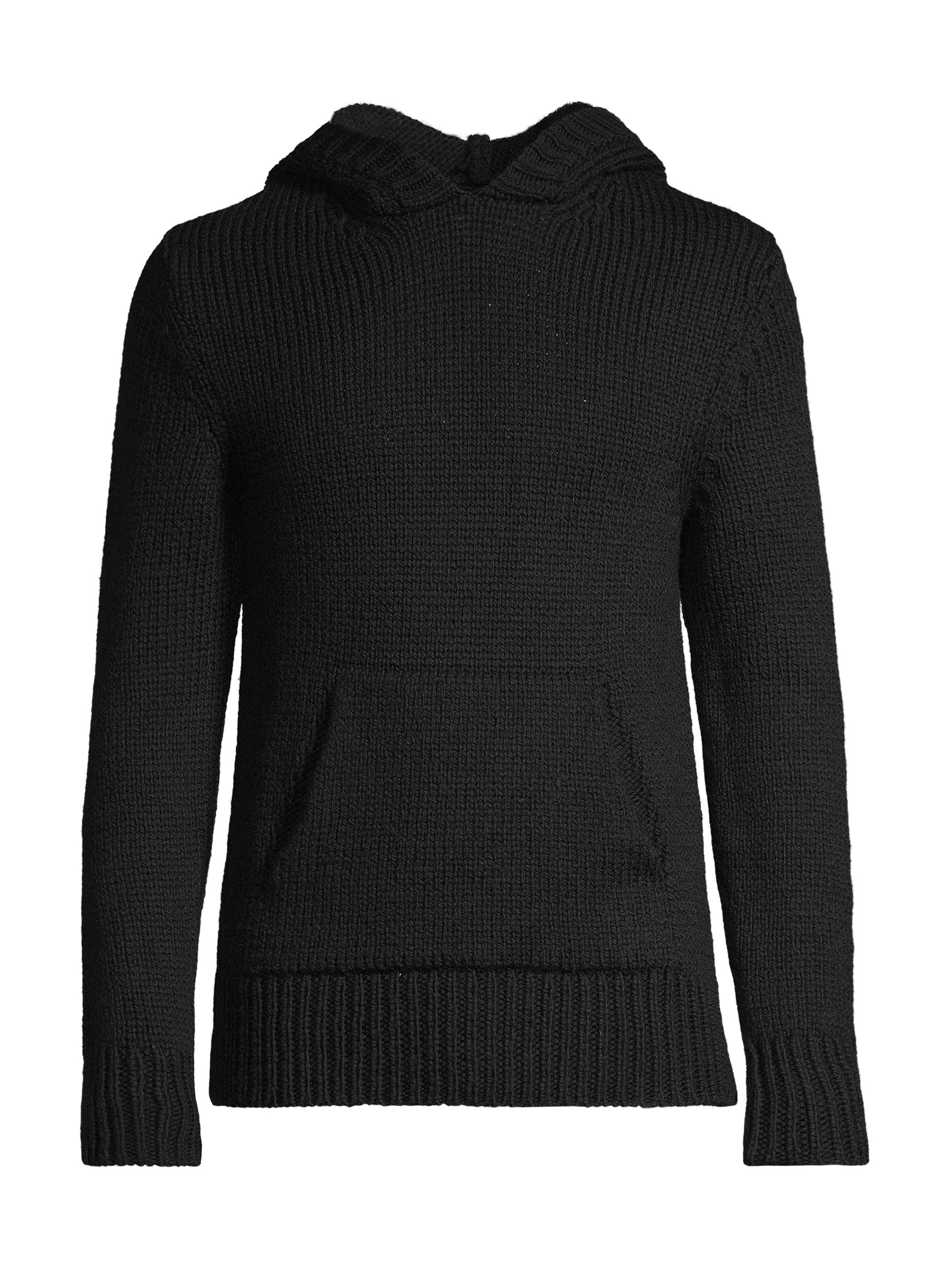 Robert Barakett Men's Luning Knit Hoodie - Black