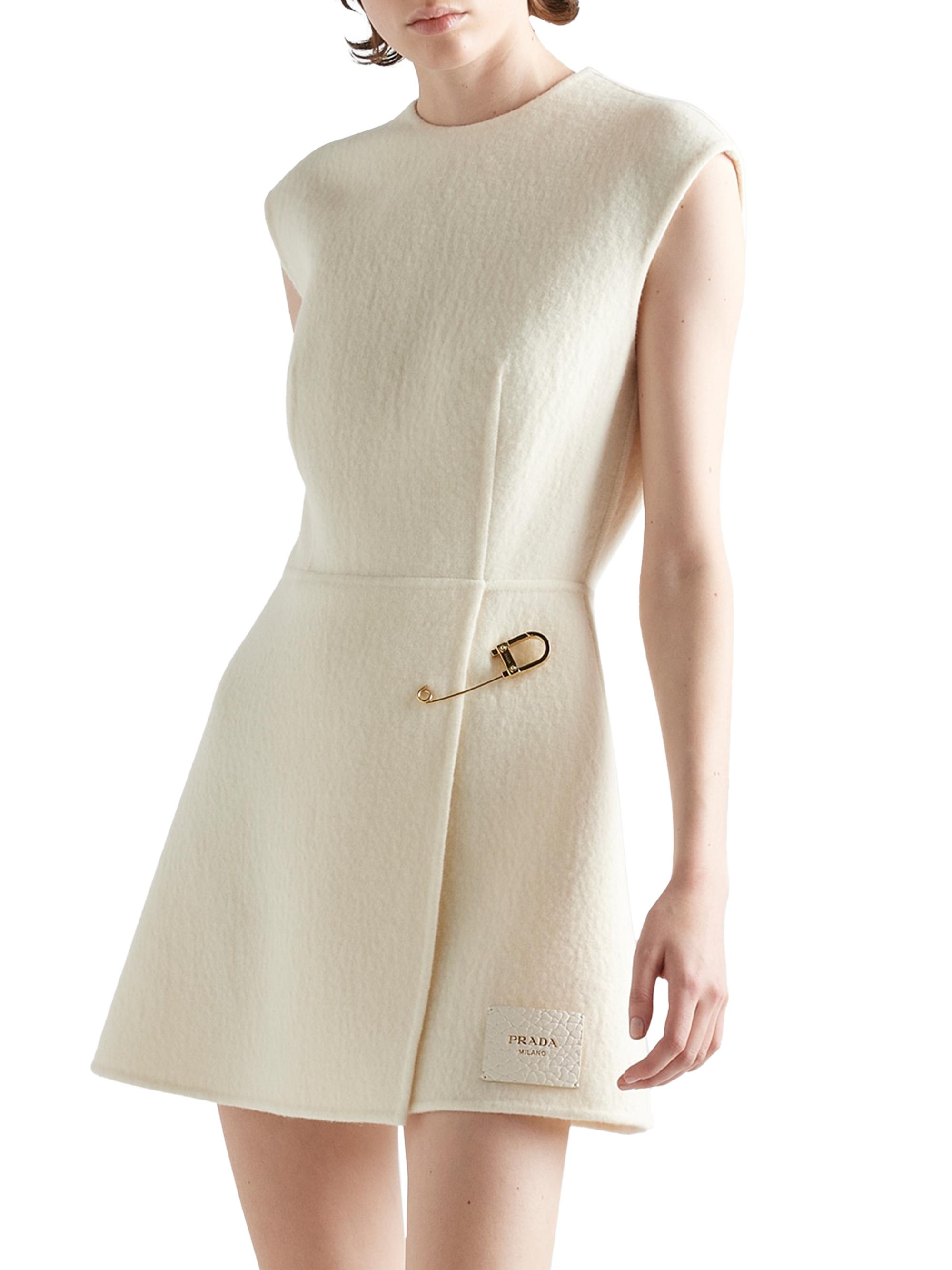 Prada Sablé chain-link mini-dress - Neutrals