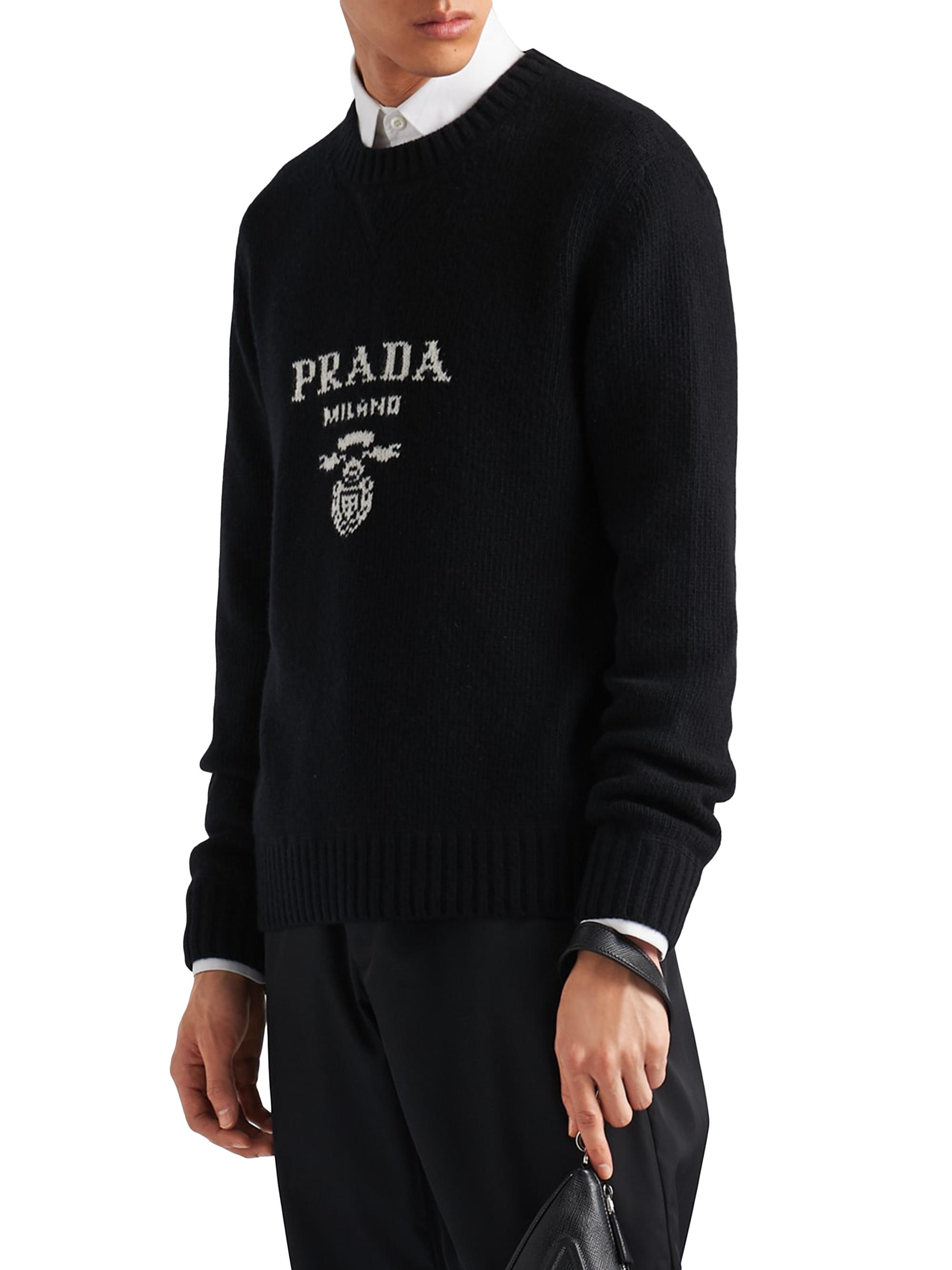 Prada crew neck sweater - Grey